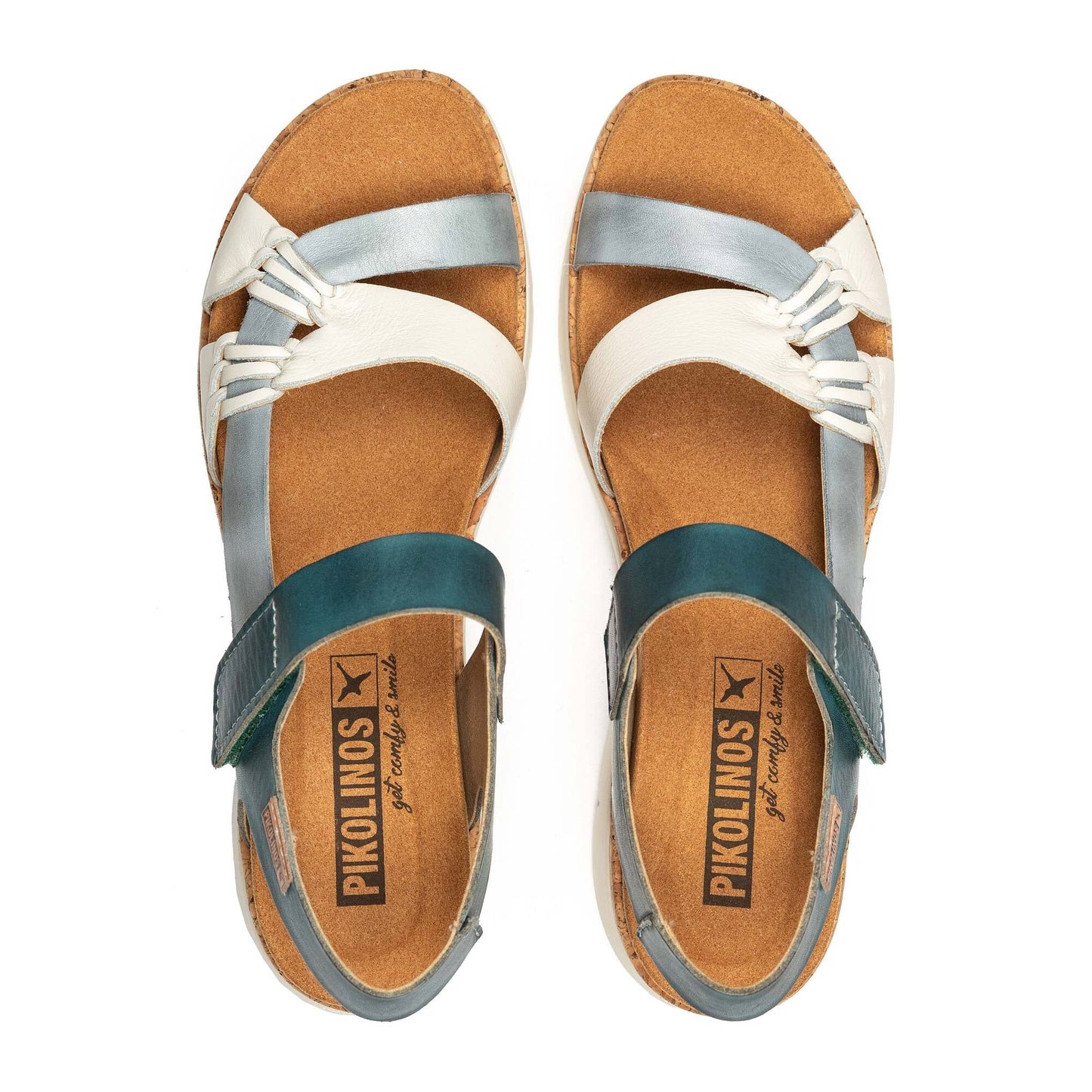 Pikolinos sandals with hook-and-loop closure PALMA W4N-0968C2