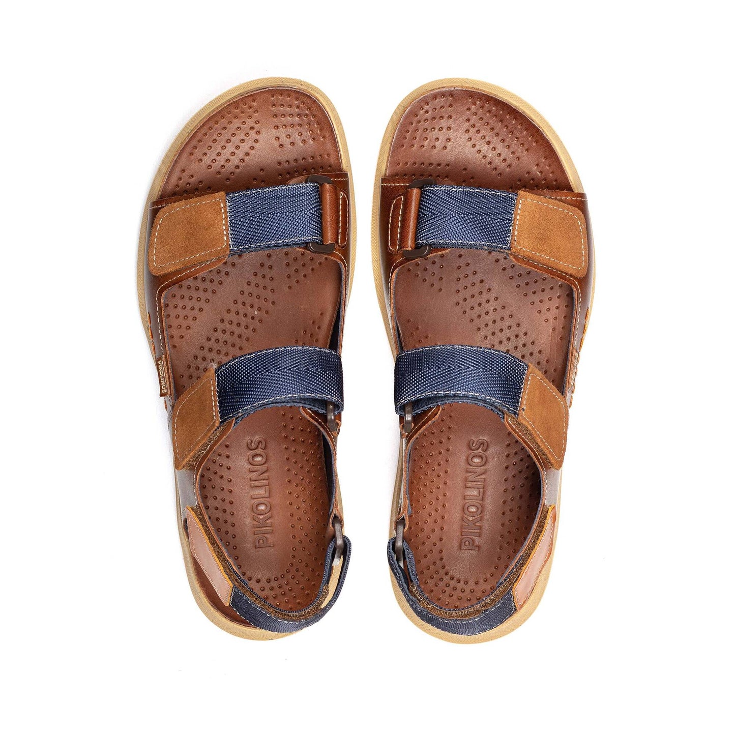 Pikolinos flat sandals with hook-and-loop closure NIJAR M0B-0122C1