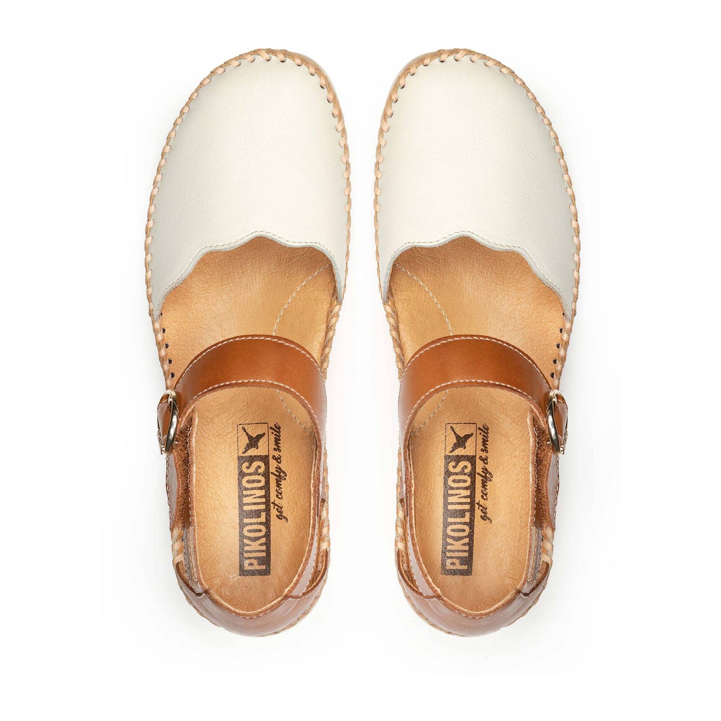 Pikolinos semi-open shoes with hook-and-loop closure MARINA W1C-0893C1