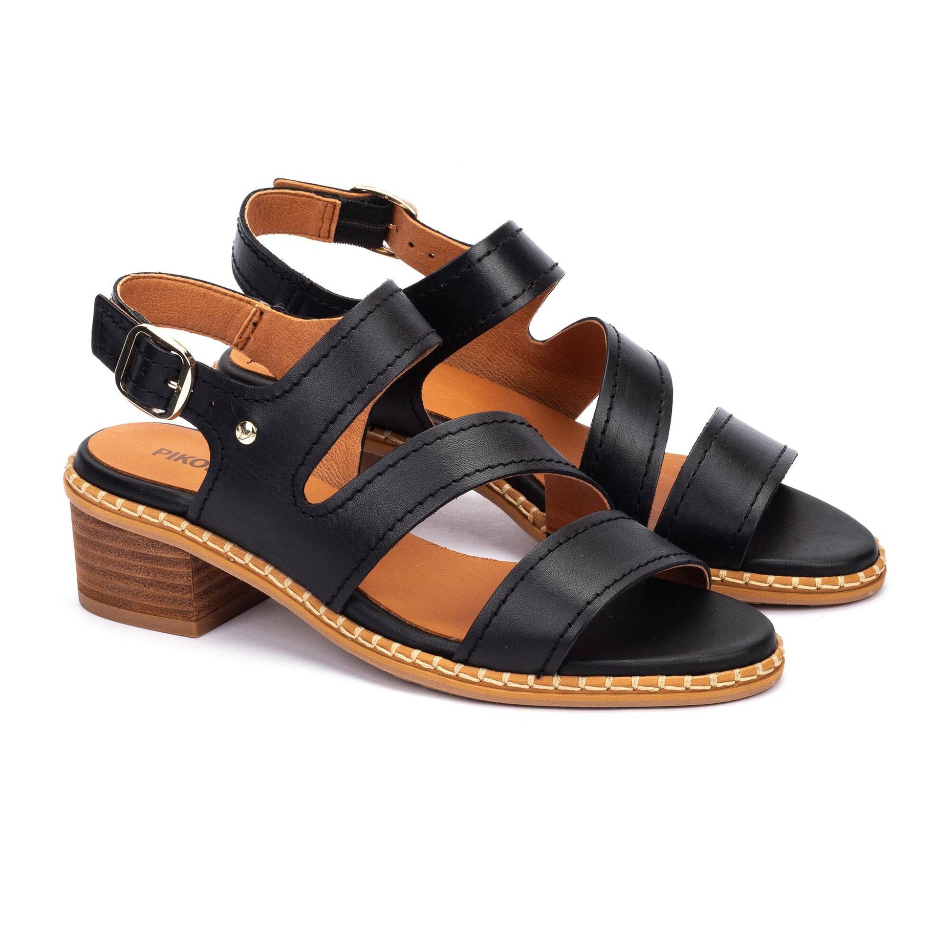 Pikolinos heeled sandals with buckle BLANES W3H-1635