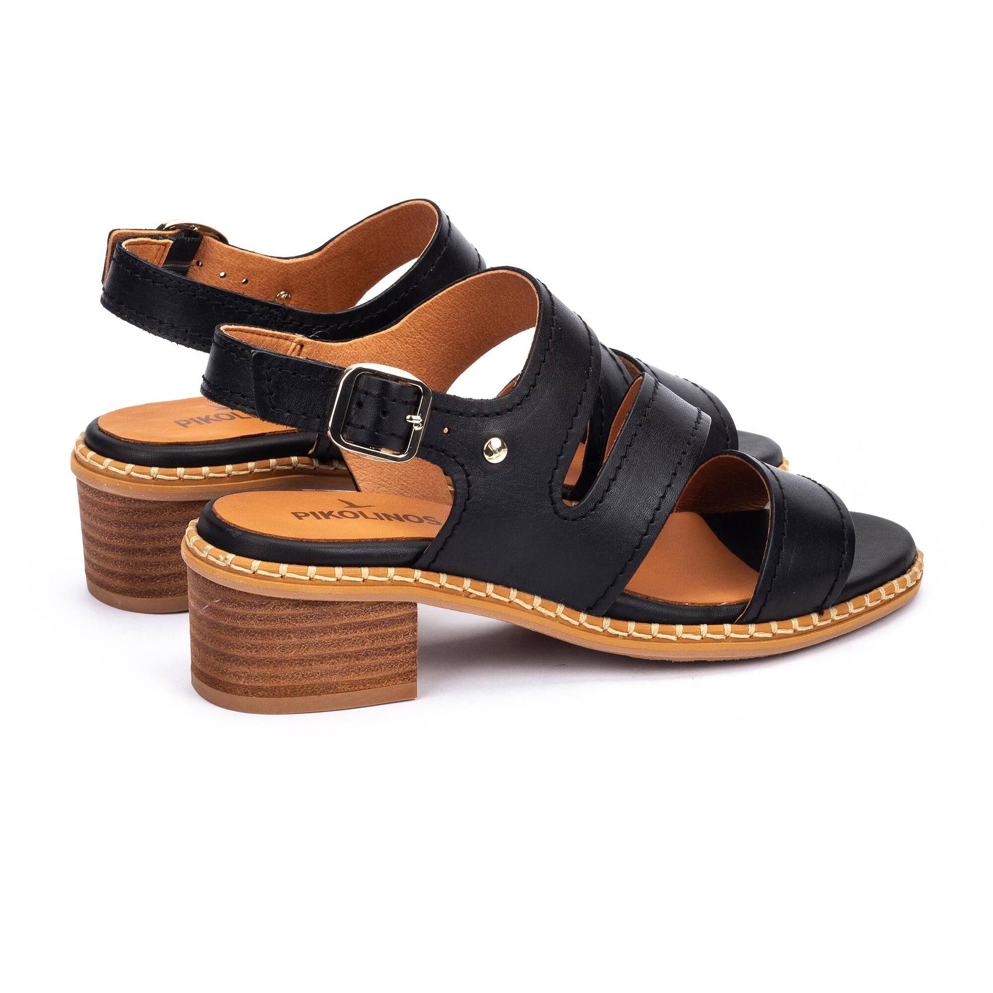Pikolinos heeled sandals with buckle BLANES W3H-1635
