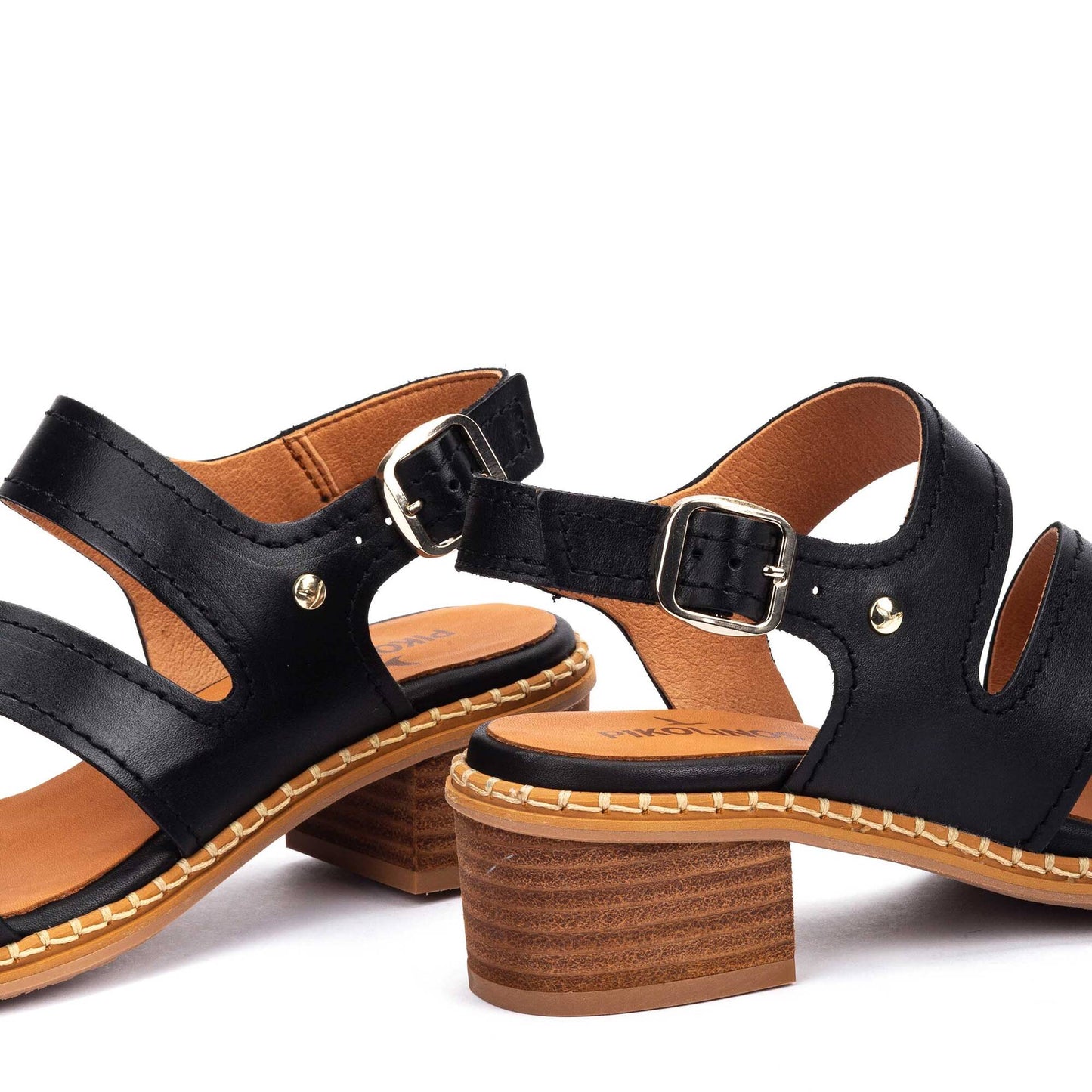 Pikolinos heeled sandals with buckle BLANES W3H-1635