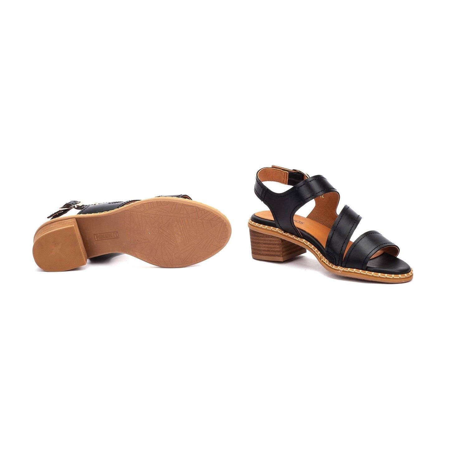 Pikolinos heeled sandals with buckle BLANES W3H-1635