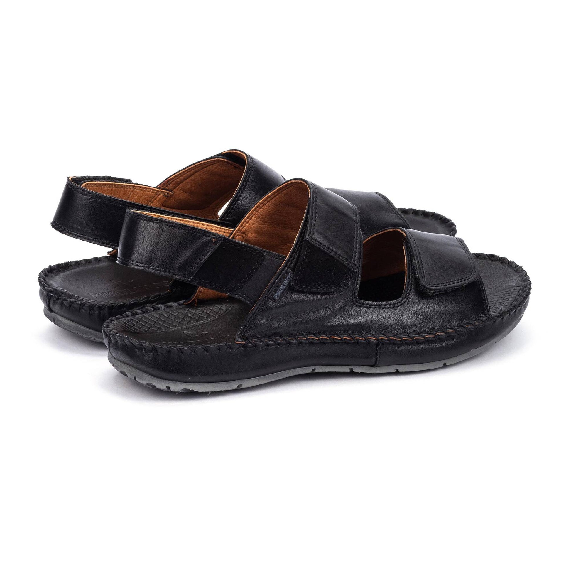 Pikolinos flat sandals with hook-and-loop closure TARIFA 06J-0017C1