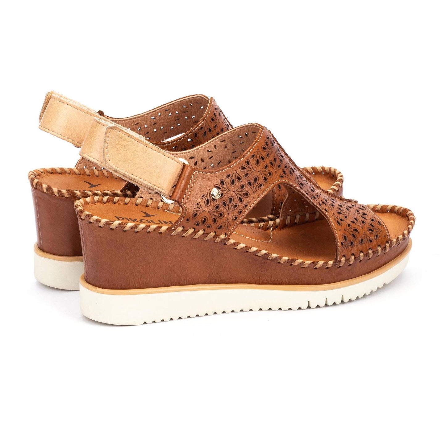 Pikolinos wedge sandals with hook-and-loop closure AGUADULCE W3Z-1623C1