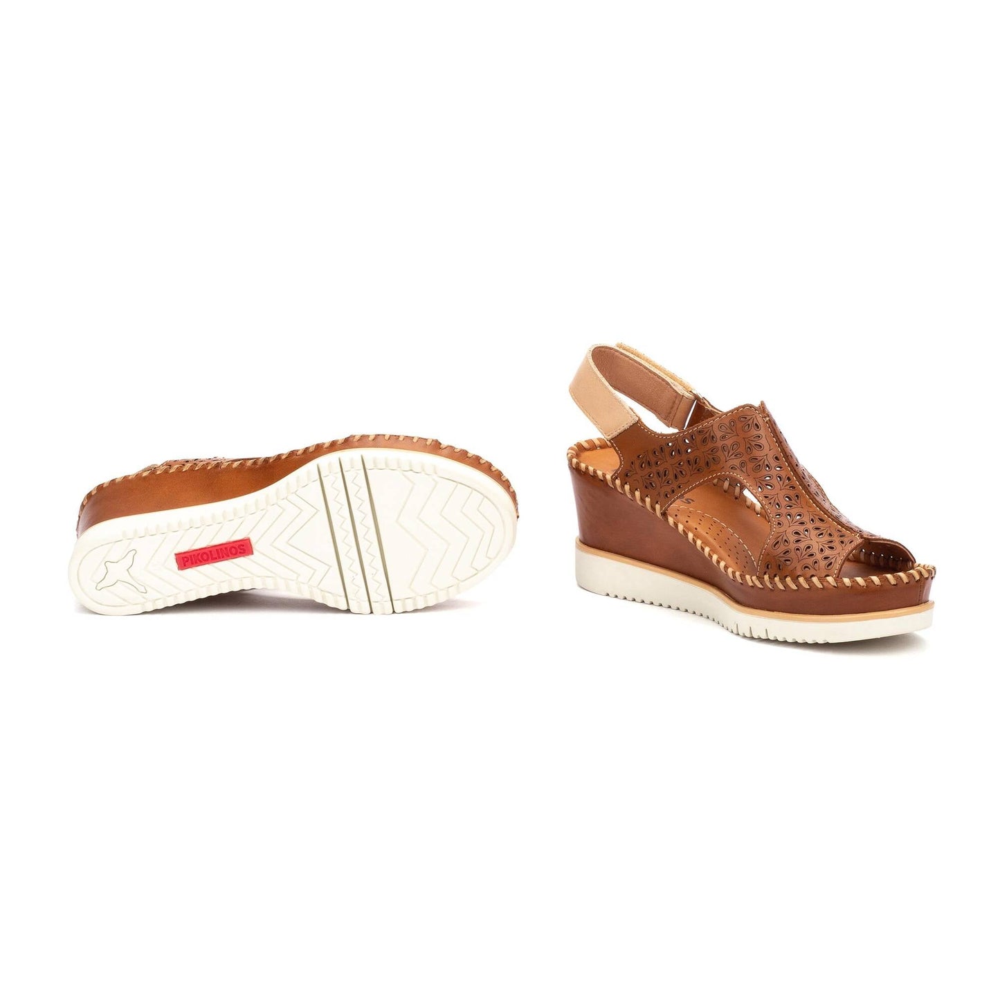 Pikolinos wedge sandals with hook-and-loop closure AGUADULCE W3Z-1623C1