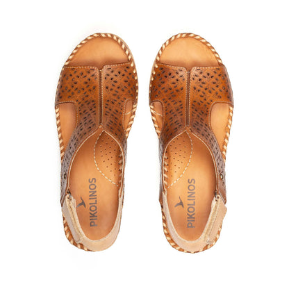 Pikolinos wedge sandals with hook-and-loop closure AGUADULCE W3Z-1623C1