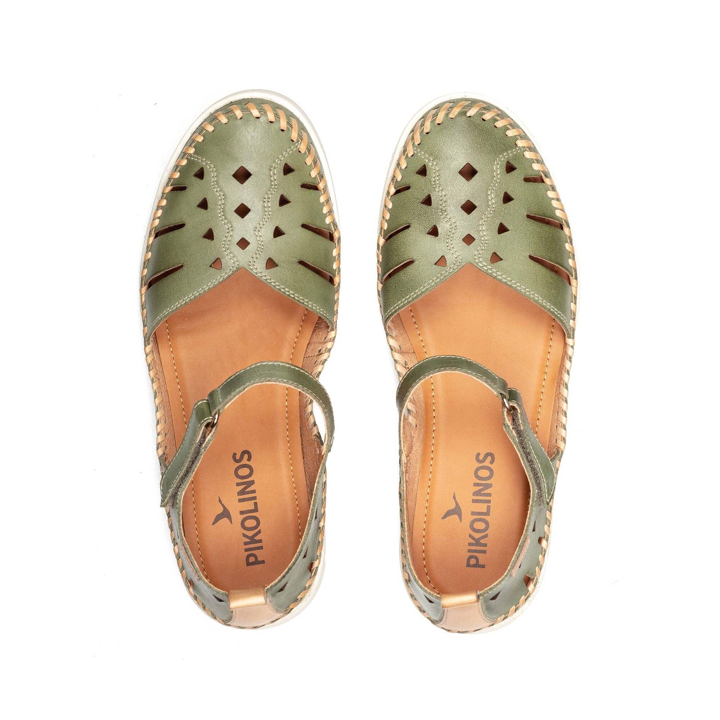 Pikolinos semi-open shoes with hook-and-loop closure TENERIFE W8D-0885C1
