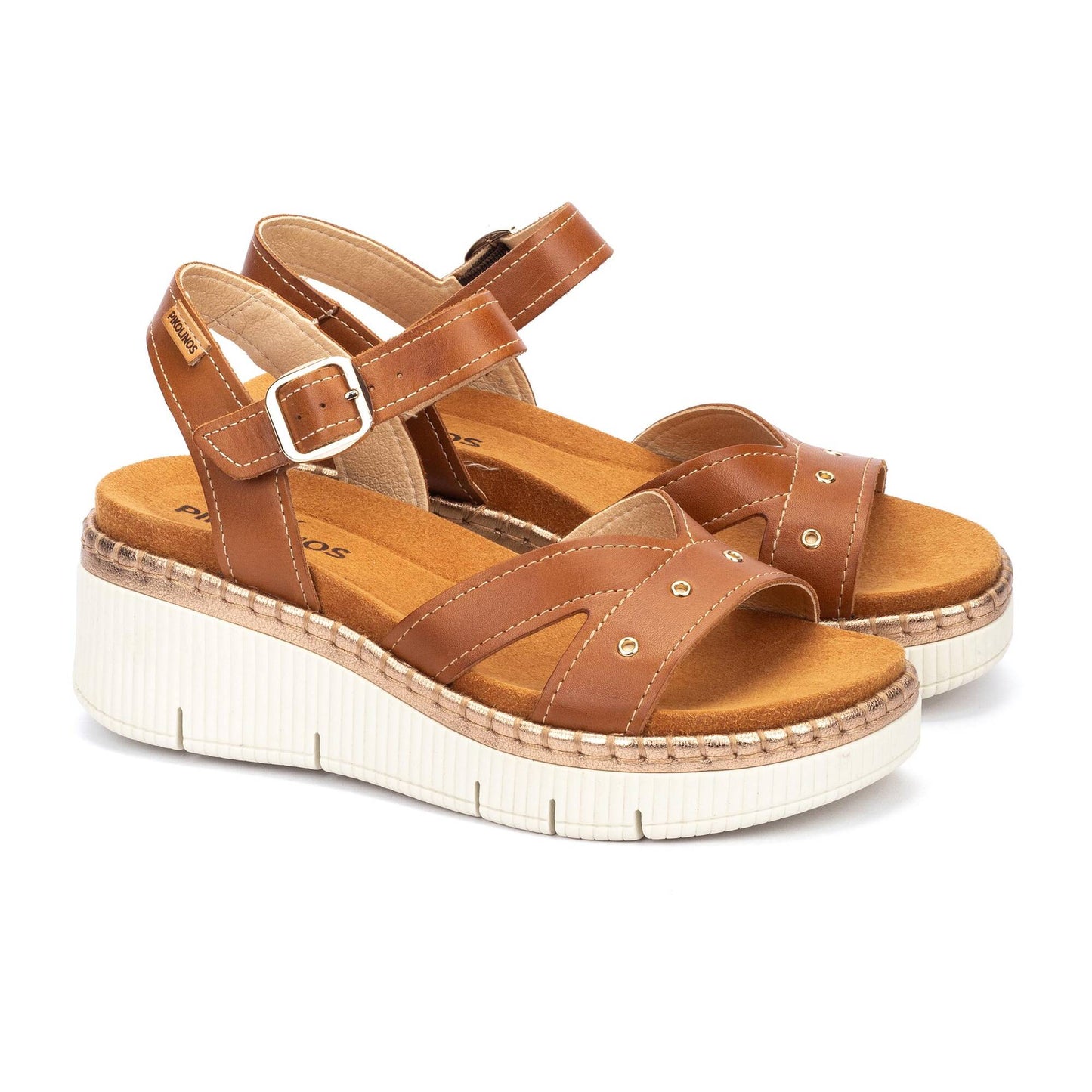 Pikolinos wedge sandals with buckle GOMERA W0K-0826C1