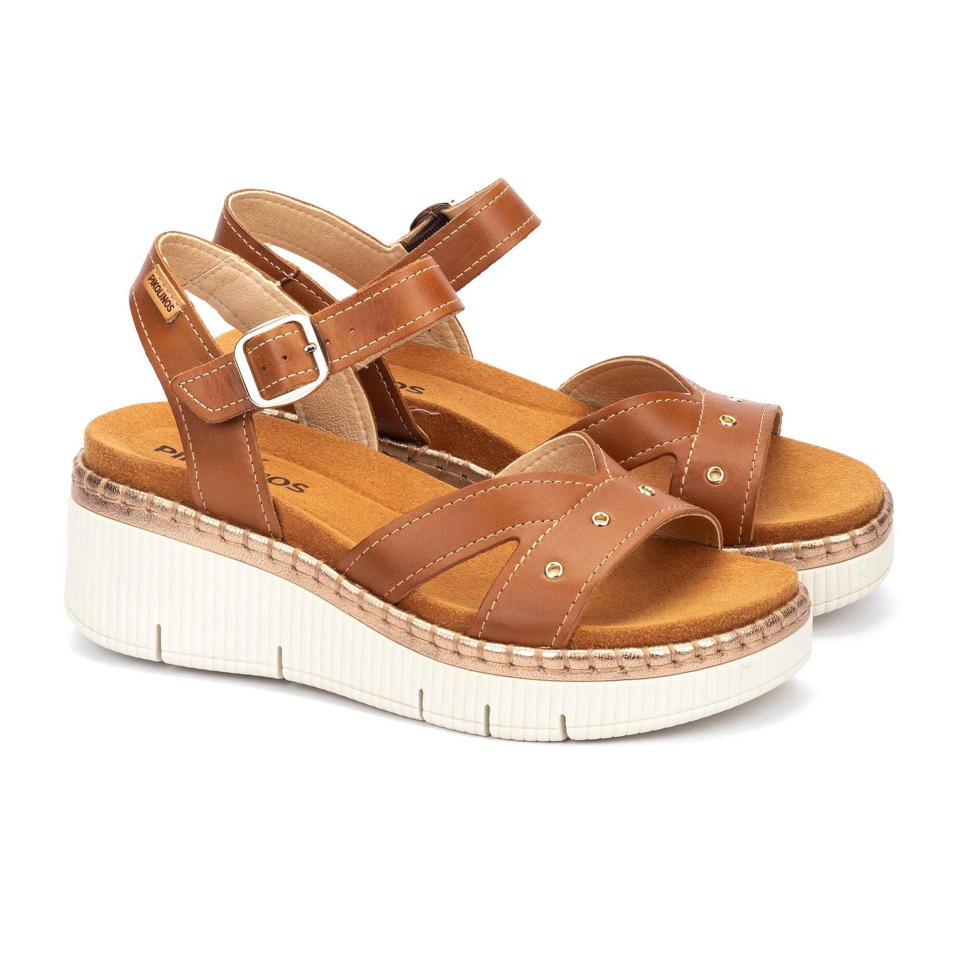 Pikolinos wedge sandals with buckle GOMERA W0K-0826C1