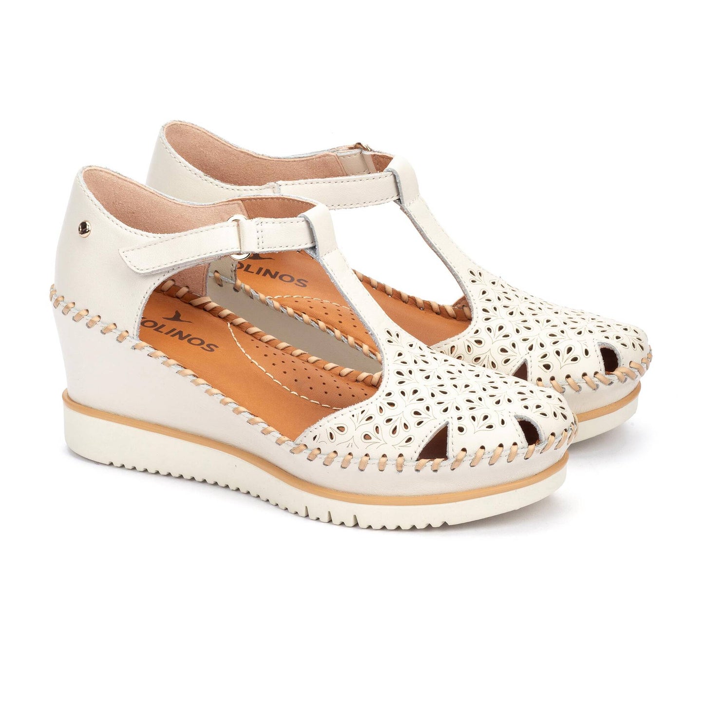 Pikolinos wedge sandals with hook-and-loop closure AGUADULCE W3Z-1629