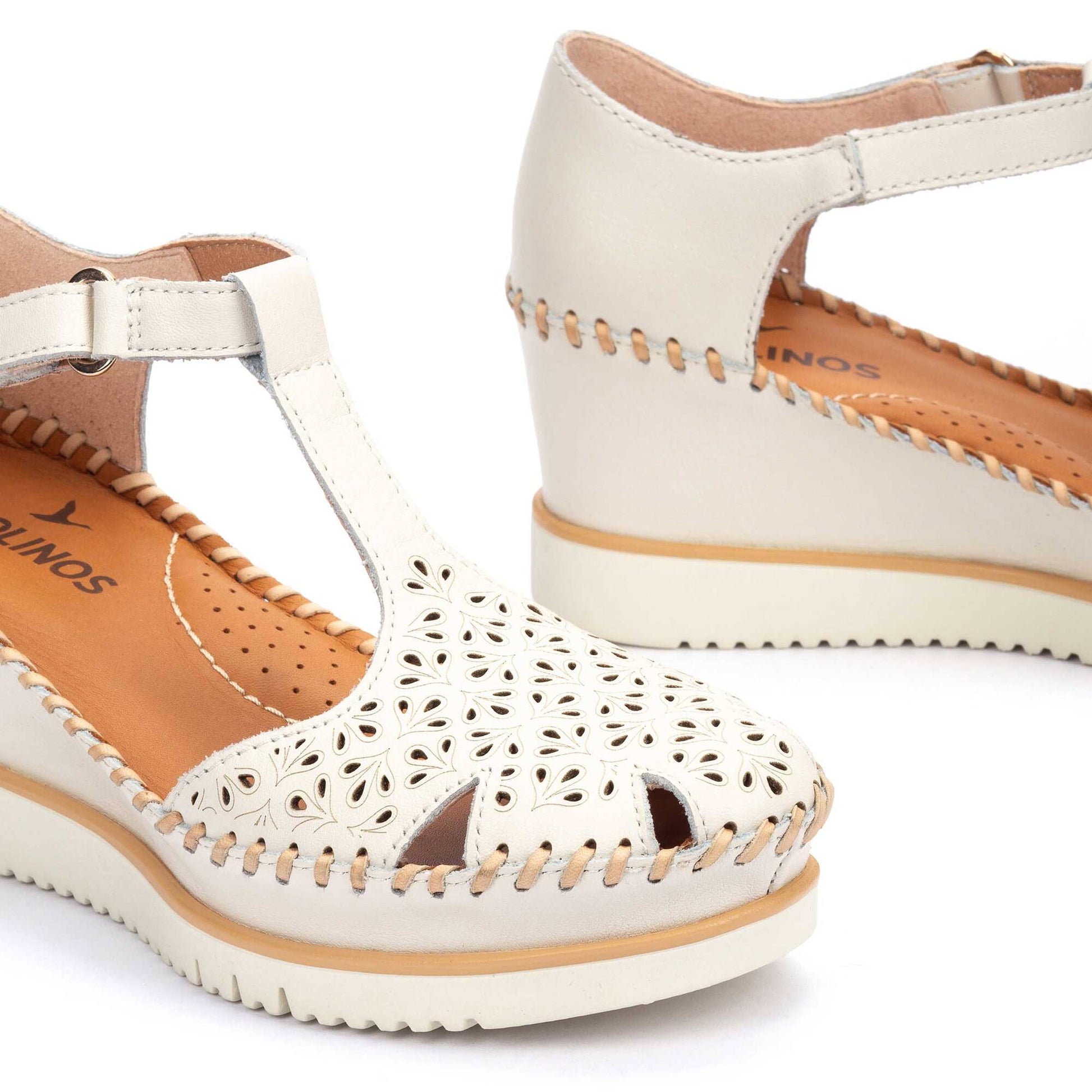 Pikolinos wedge sandals with hook-and-loop closure AGUADULCE W3Z-1629