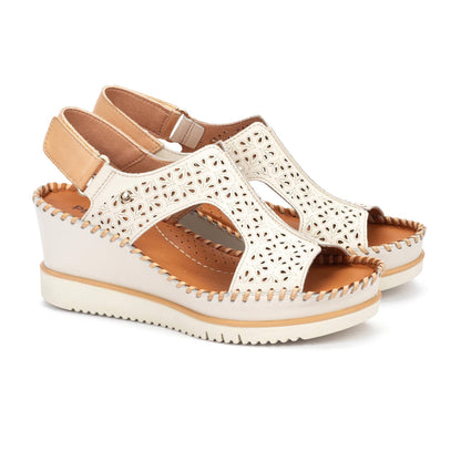 Pikolinos wedge sandals with hook-and-loop closure AGUADULCE W3Z-1623C1