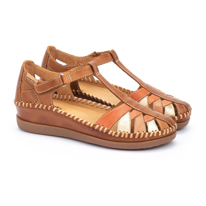 Pikolinos semi-open shoes with hook-and-loop closure CADAQUES W8K-0705C1