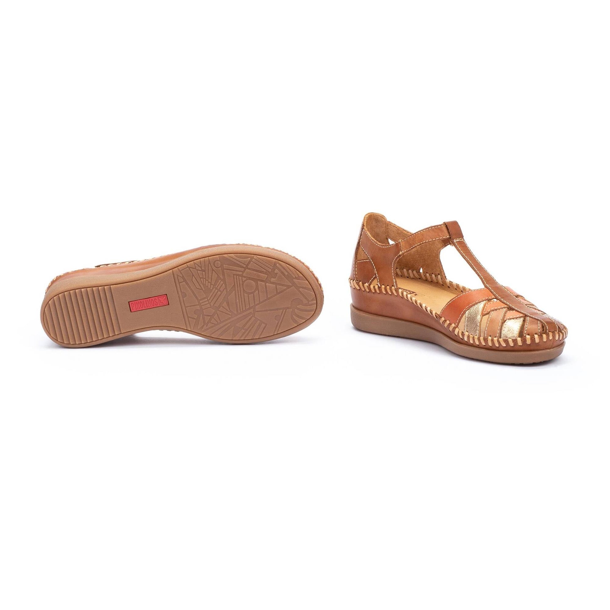 Pikolinos semi-open shoes with hook-and-loop closure CADAQUES W8K-0705C1