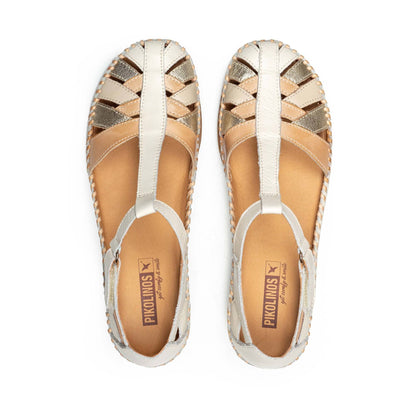 Pikolinos semi-open shoes with hook-and-loop closure CADAQUES W8K-0705C1