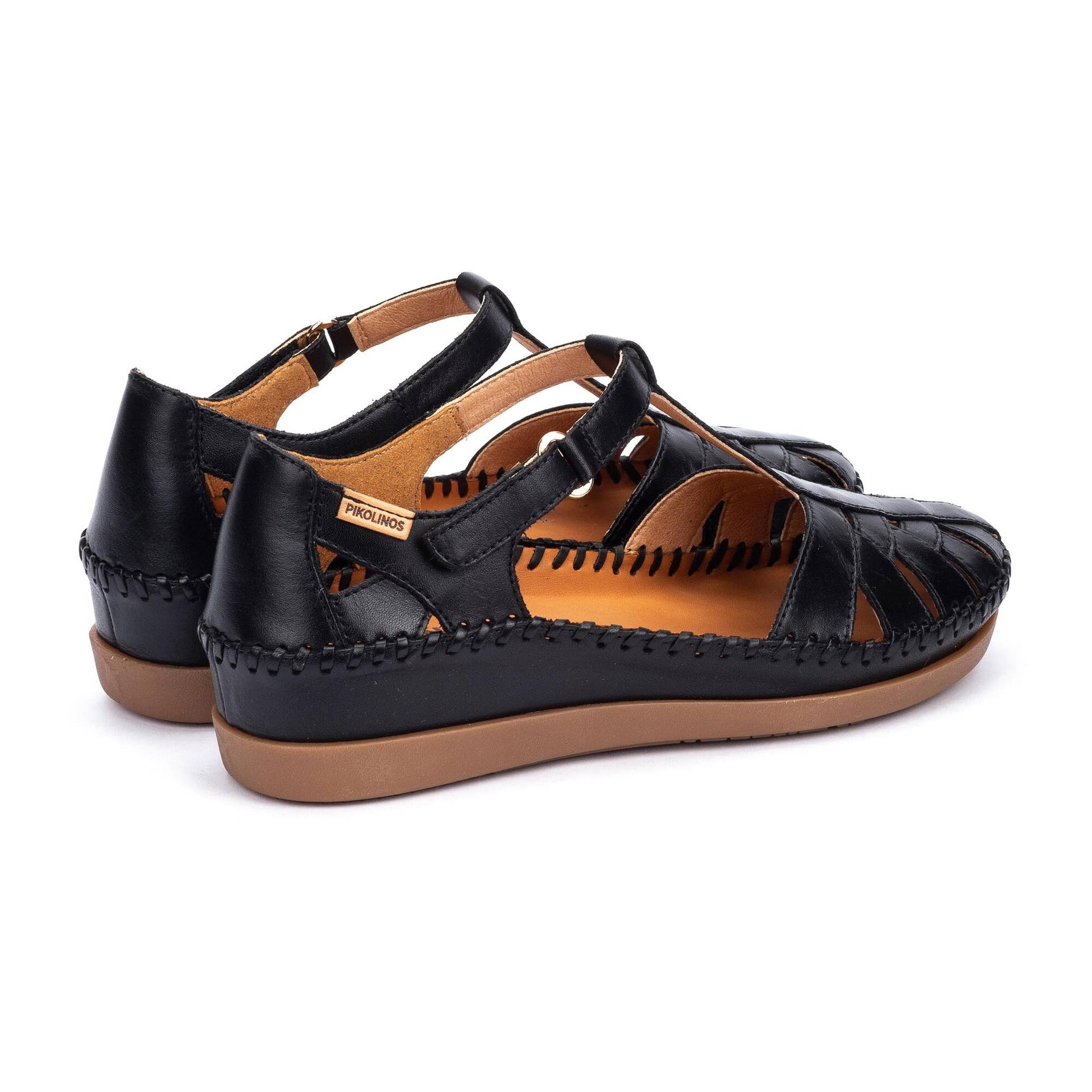 Pikolinos semi-open shoes with hook-and-loop closure CADAQUES W8K-0705