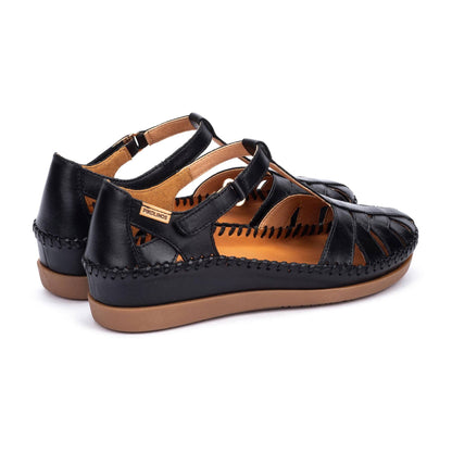 Pikolinos semi-open shoes with hook-and-loop closure CADAQUES W8K-0705