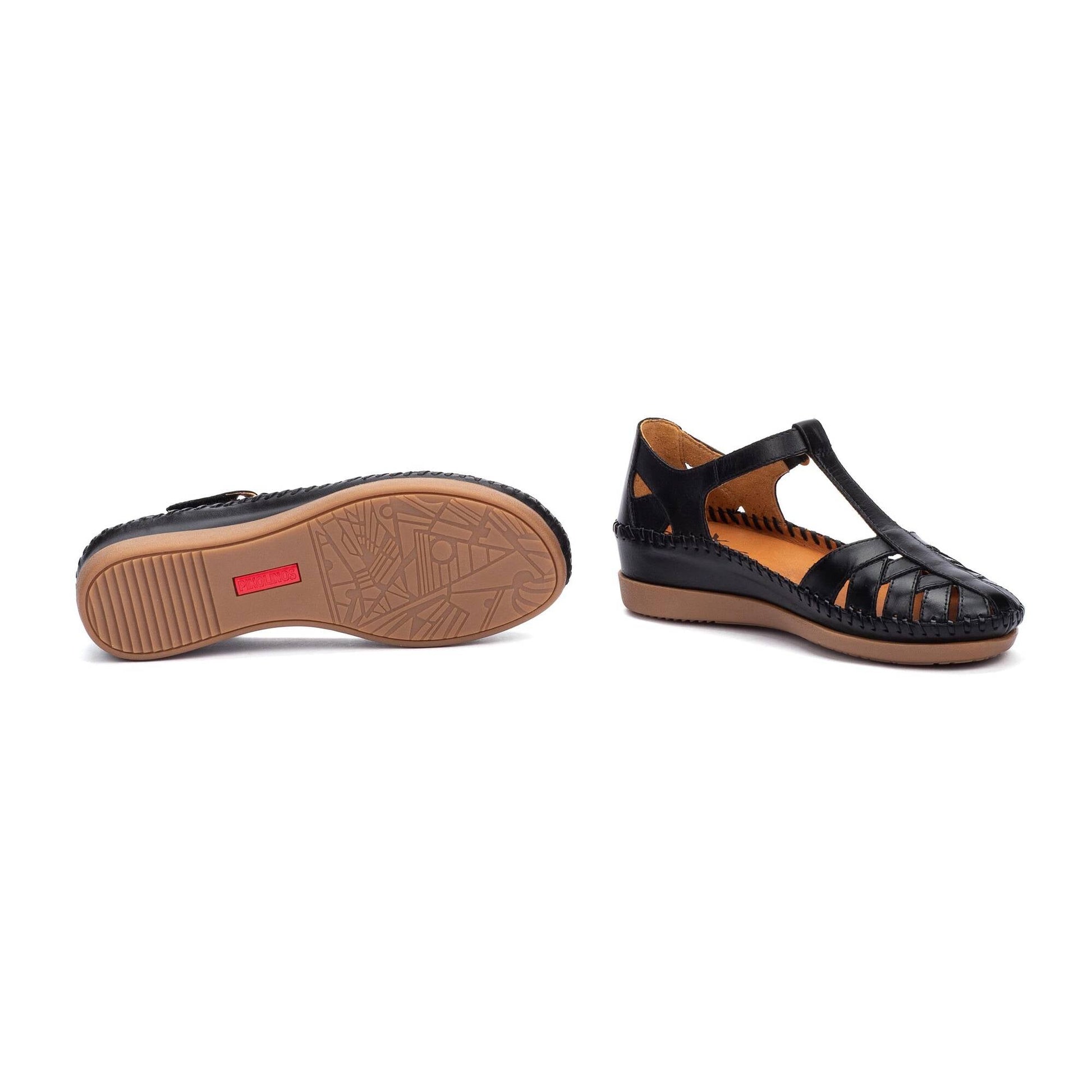 Pikolinos semi-open shoes with hook-and-loop closure CADAQUES W8K-0705