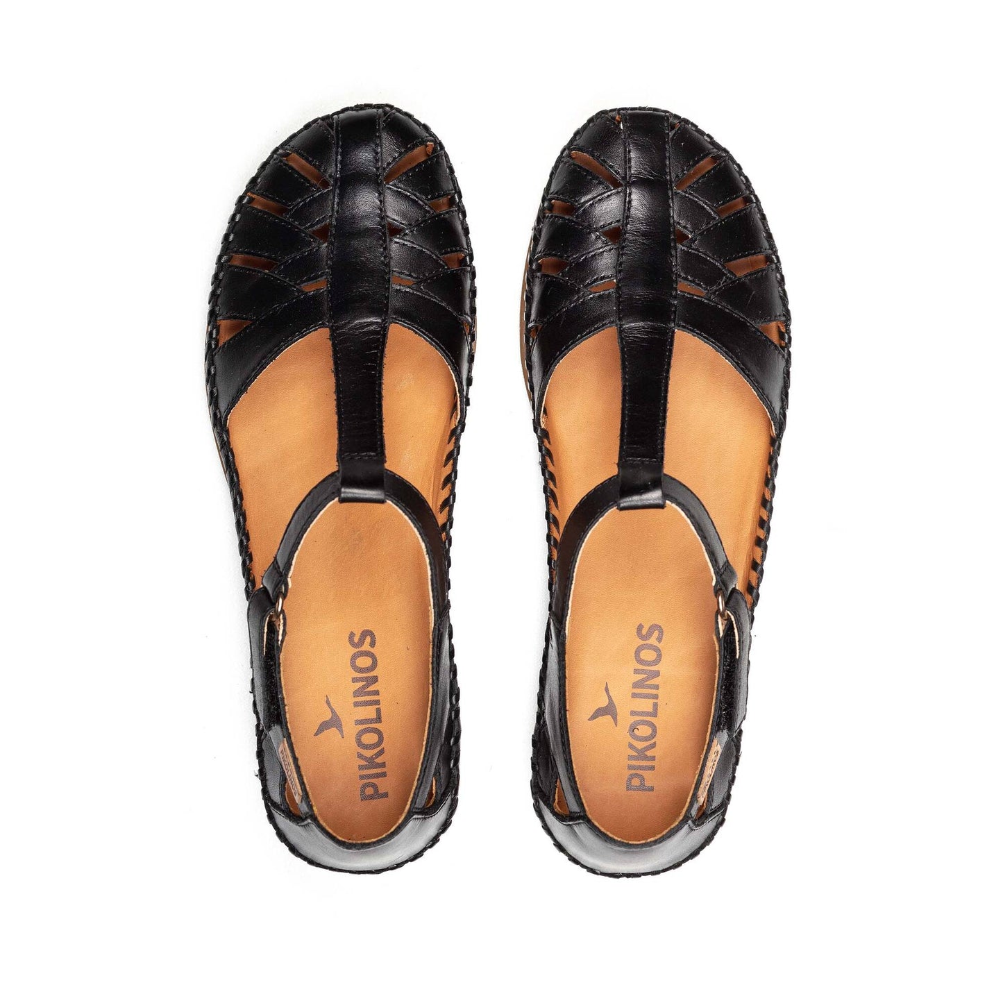Pikolinos semi-open shoes with hook-and-loop closure CADAQUES W8K-0705