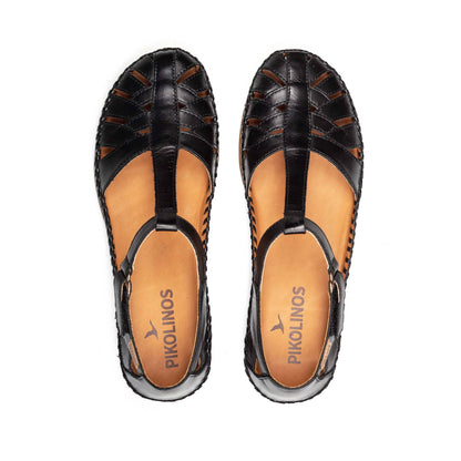 Pikolinos semi-open shoes with hook-and-loop closure CADAQUES W8K-0705
