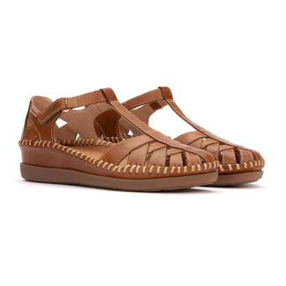 Pikolinos semi-open shoes with hook-and-loop closure CADAQUES W8K-0705