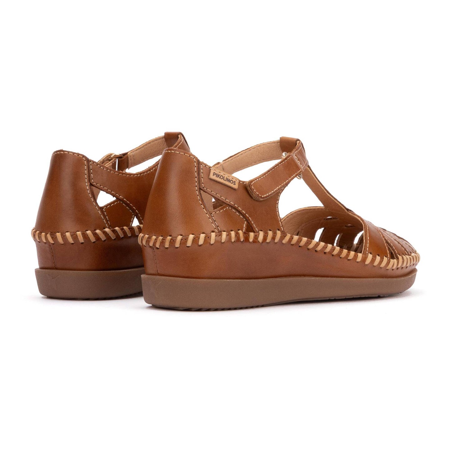Pikolinos semi-open shoes with hook-and-loop closure CADAQUES W8K-0705