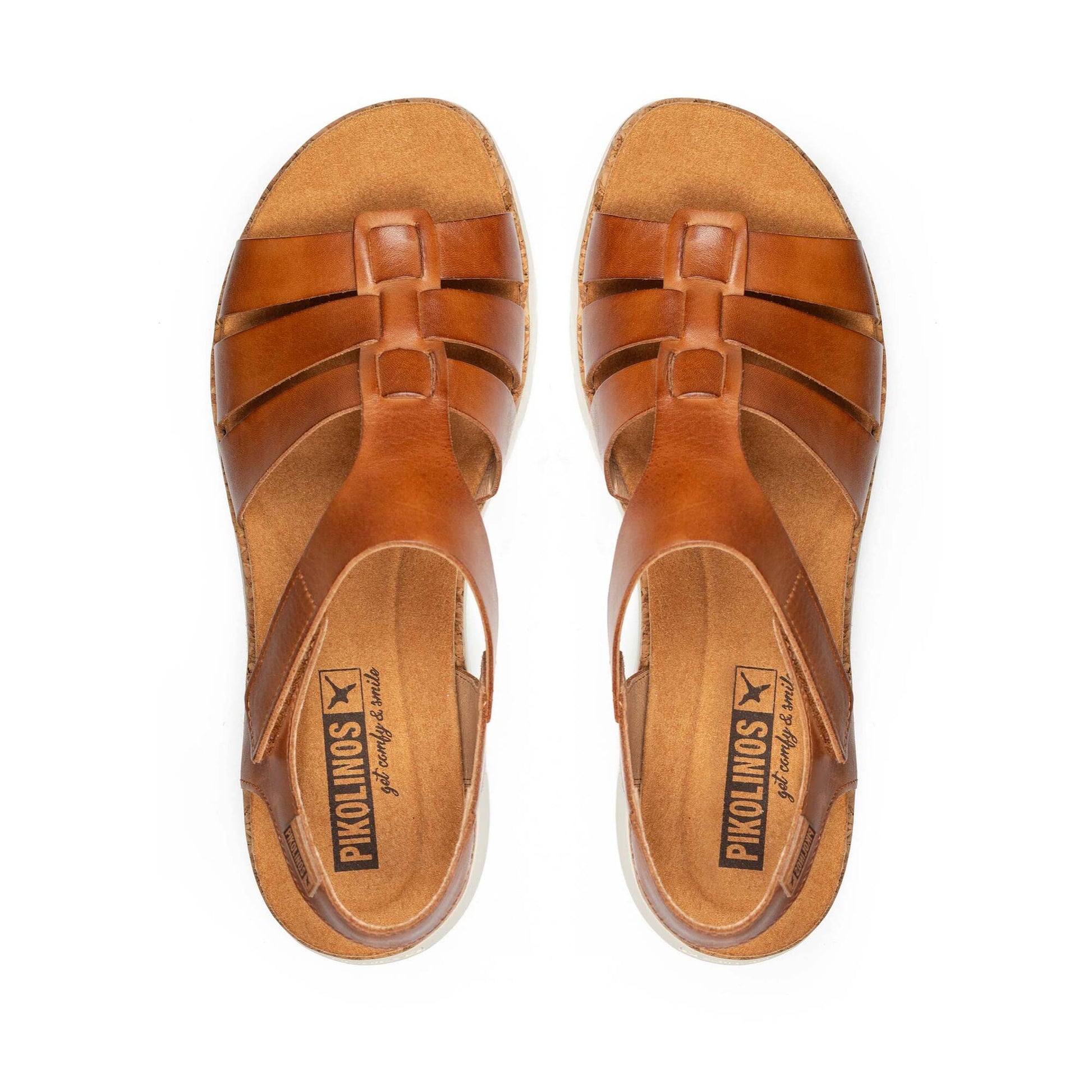 Pikolinos sandals with hook-and-loop closure PALMA W4N-0754