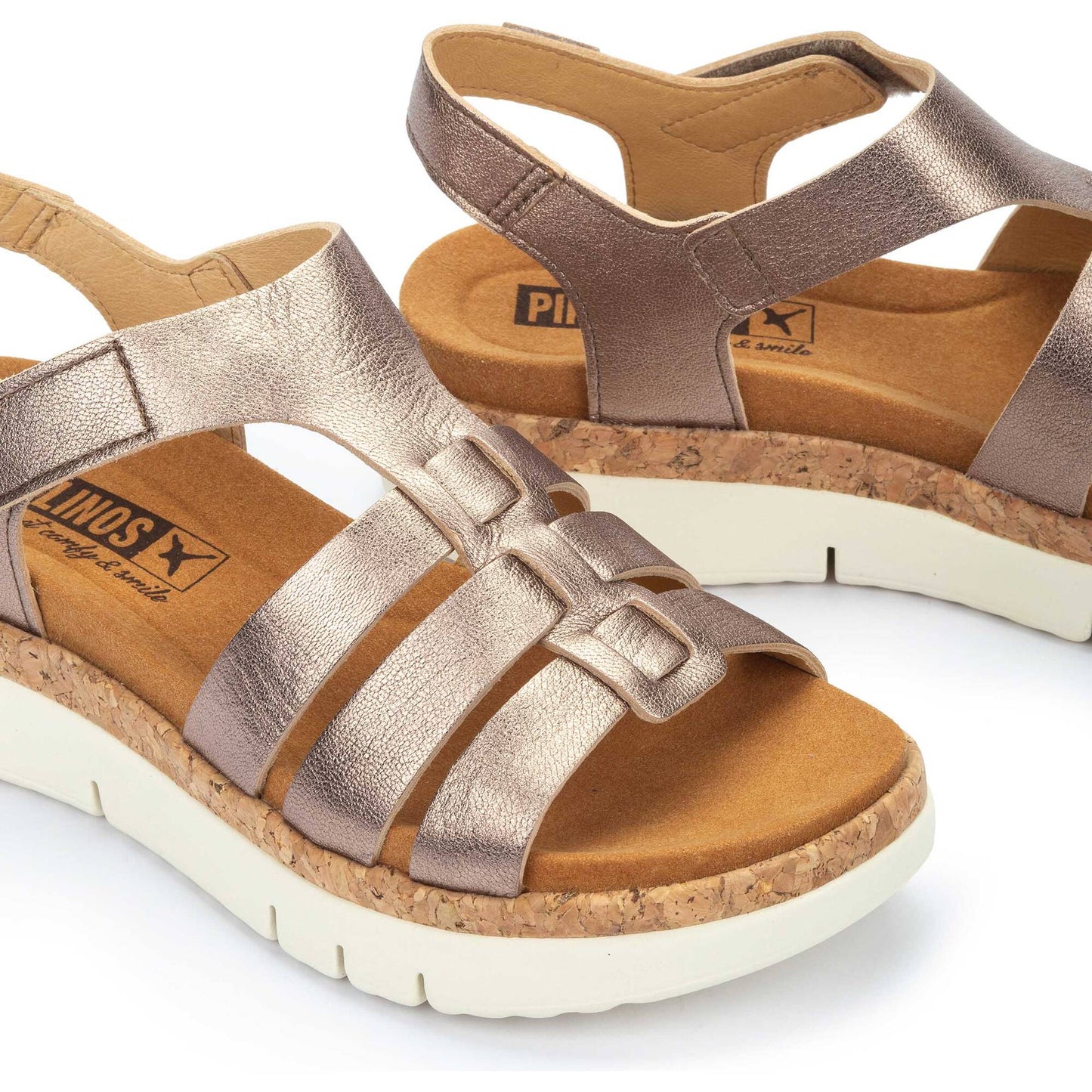 Pikolinos sandals with hook-and-loop closure PALMA W4N-0754CL