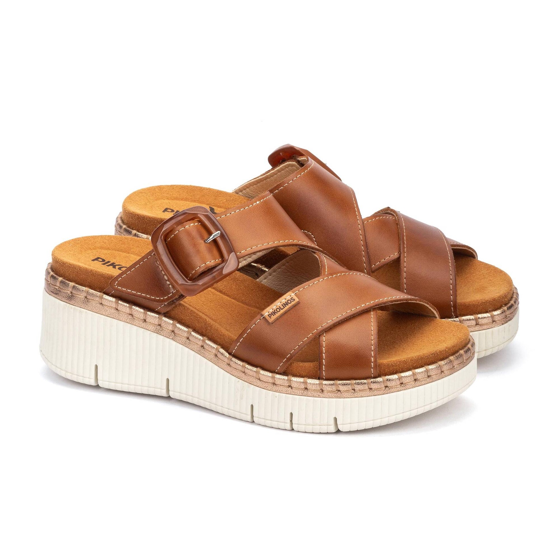 Pikolinos wedge sandals with buckle GOMERA W0K-0827C1