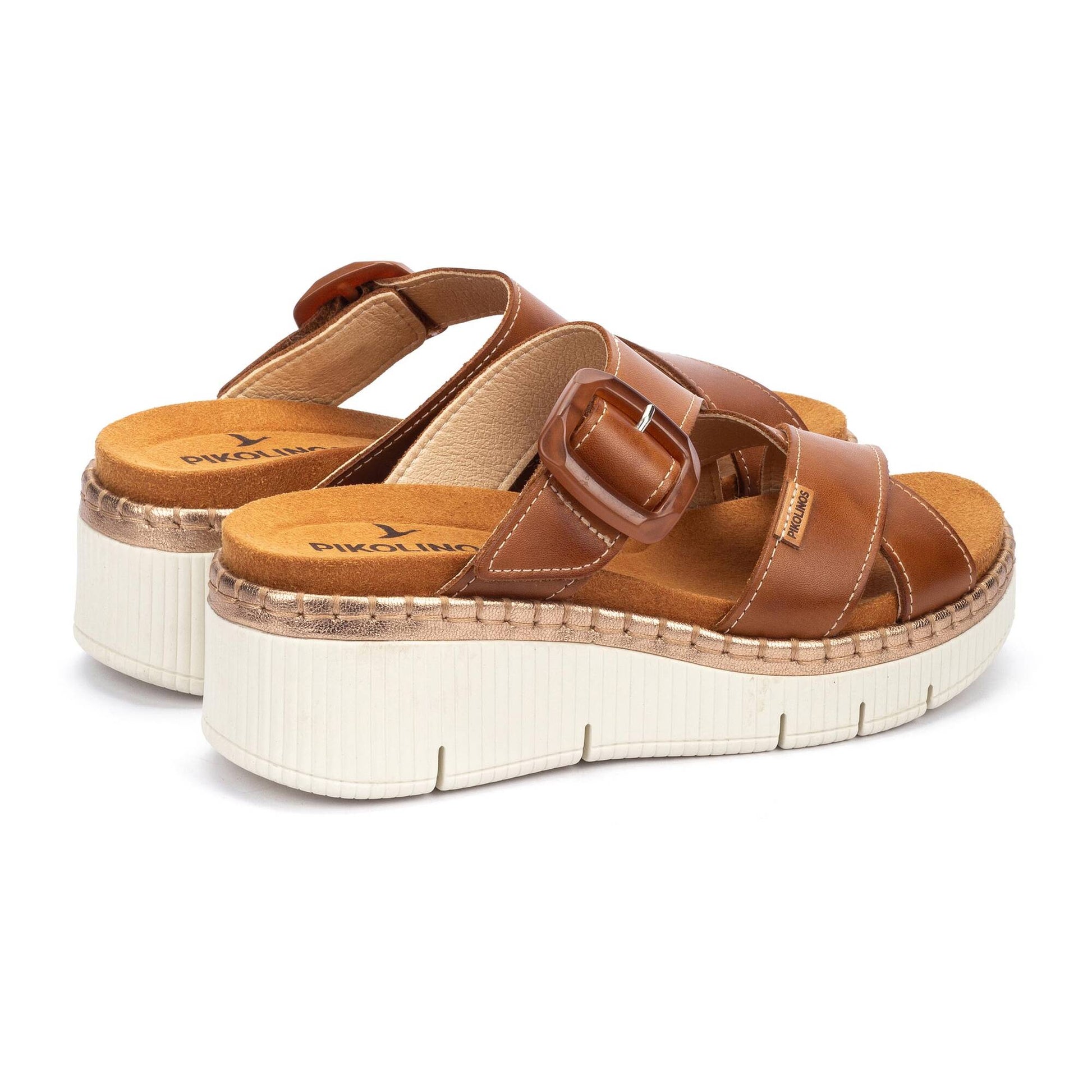 Pikolinos wedge sandals with buckle GOMERA W0K-0827C1