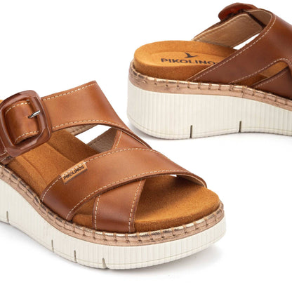 Pikolinos wedge sandals with buckle GOMERA W0K-0827C1
