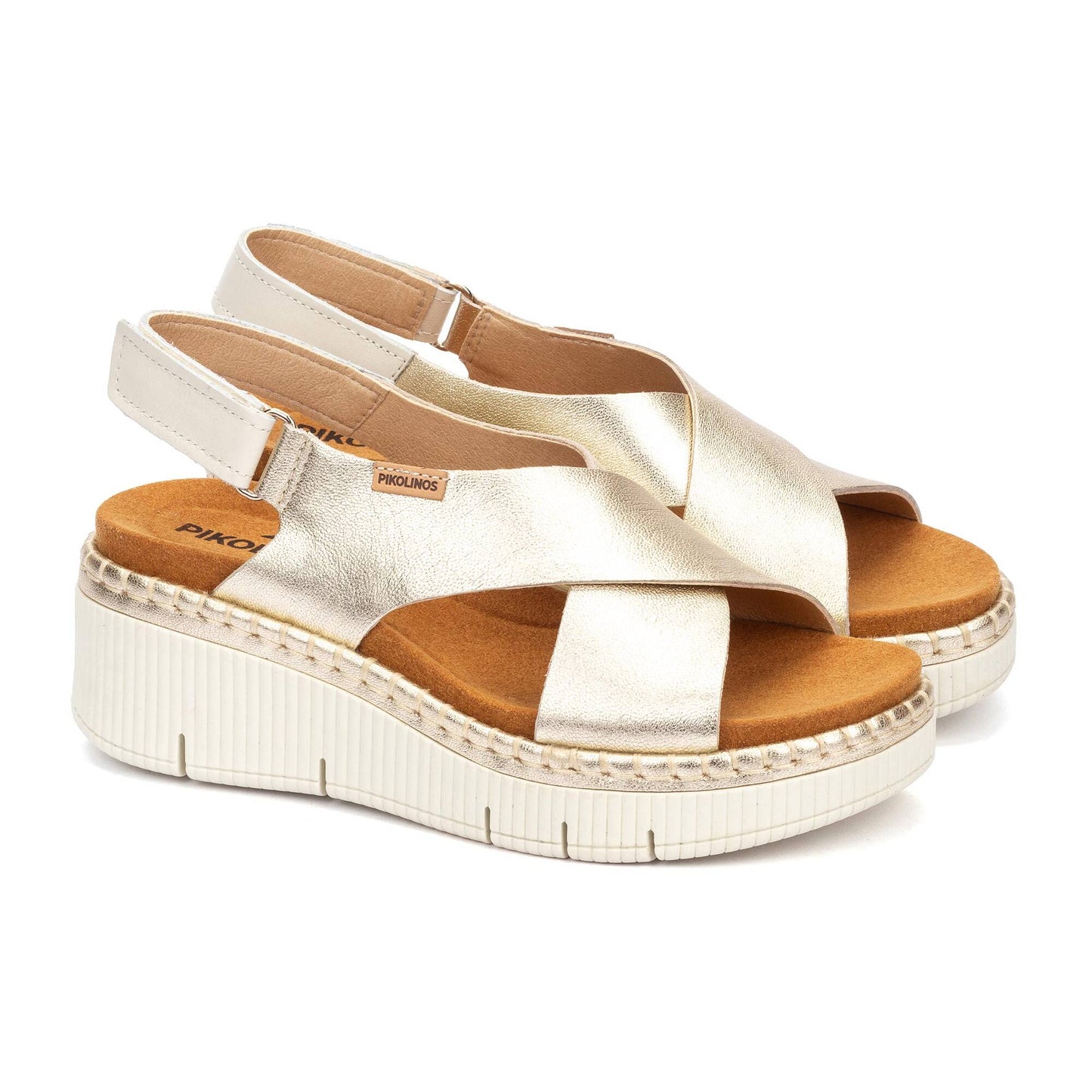Pikolinos wedge sandals with hook-and-loop closure GOMERA W0K-0606CLC1