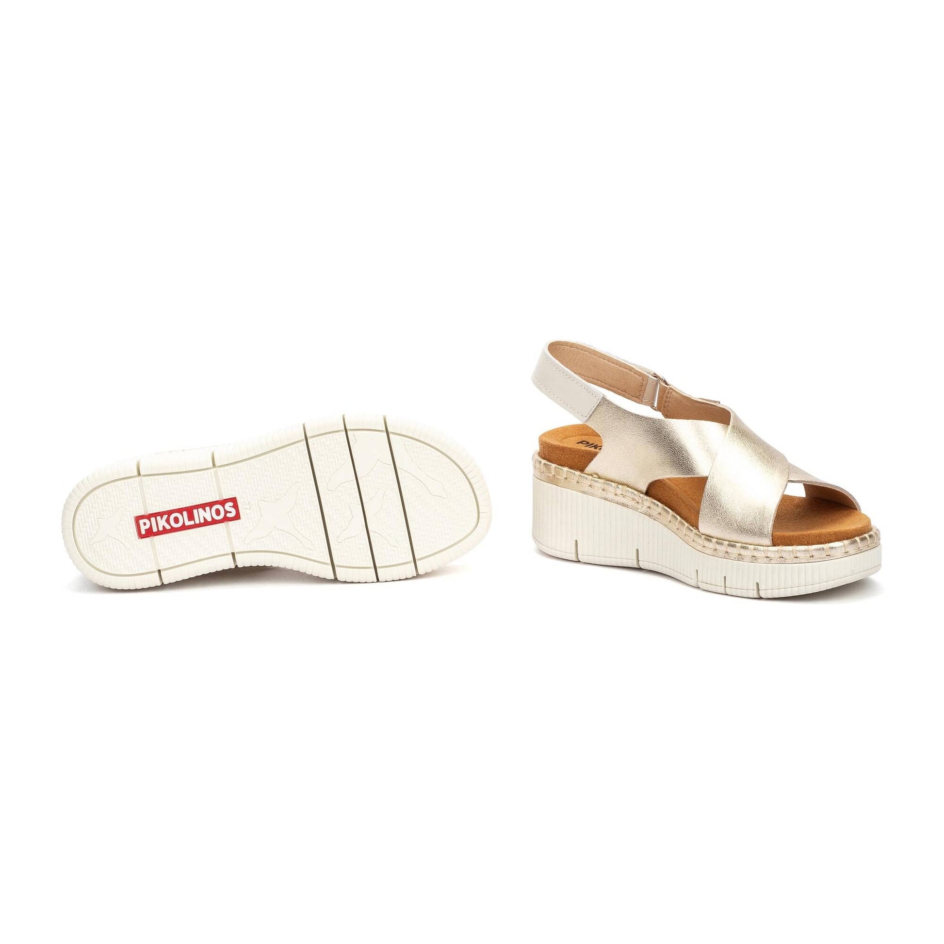 Pikolinos wedge sandals with hook-and-loop closure GOMERA W0K-0606CLC1