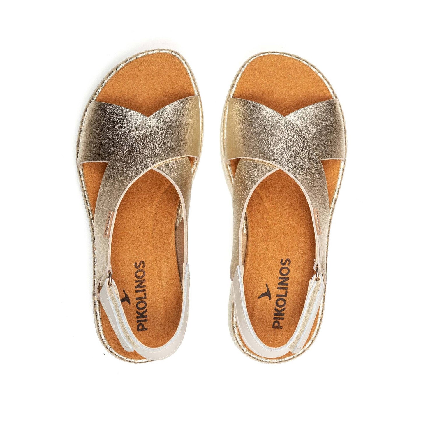 Pikolinos wedge sandals with hook-and-loop closure GOMERA W0K-0606CLC1