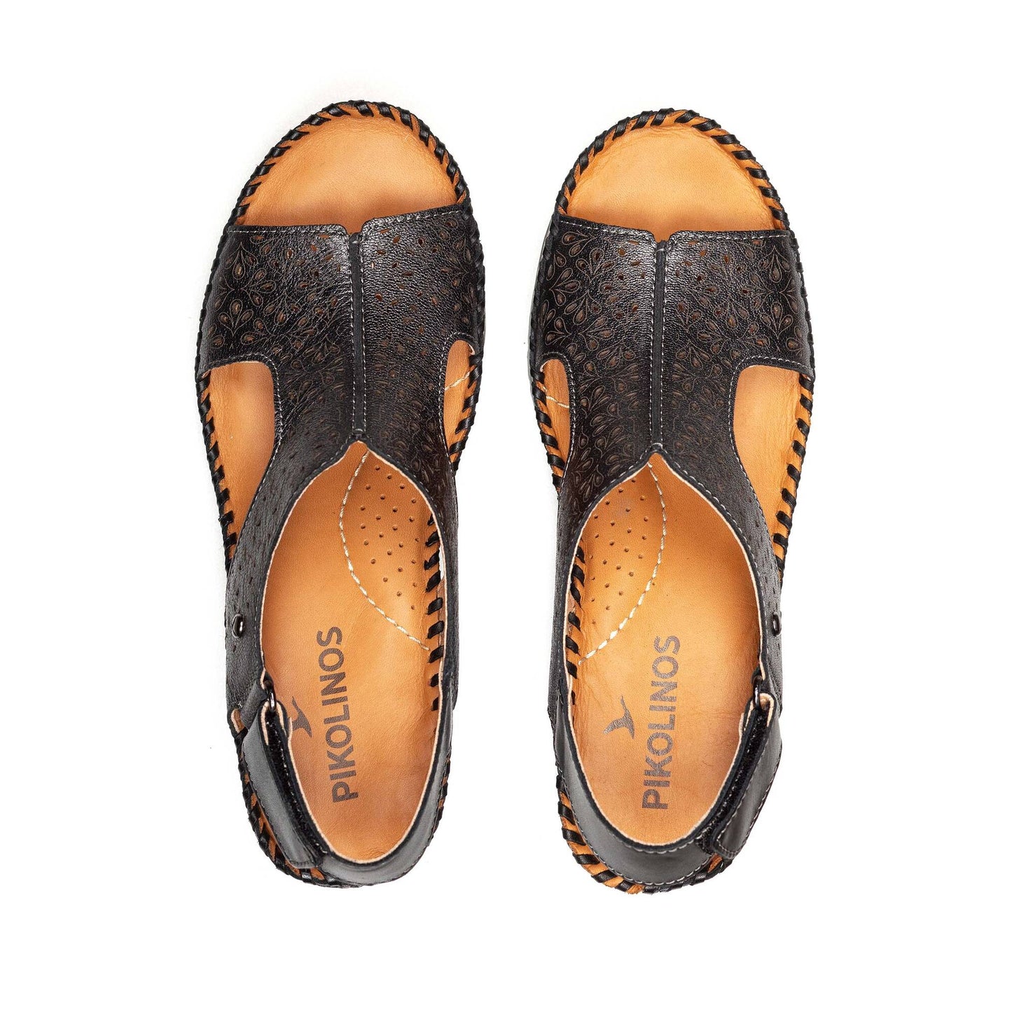 Pikolinos wedge sandals with hook-and-loop closure AGUADULCE W3Z-1623CLC1