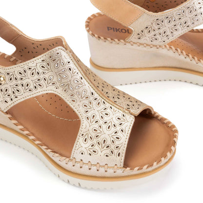 Pikolinos wedge sandals with hook-and-loop closure AGUADULCE W3Z-1623CLC1