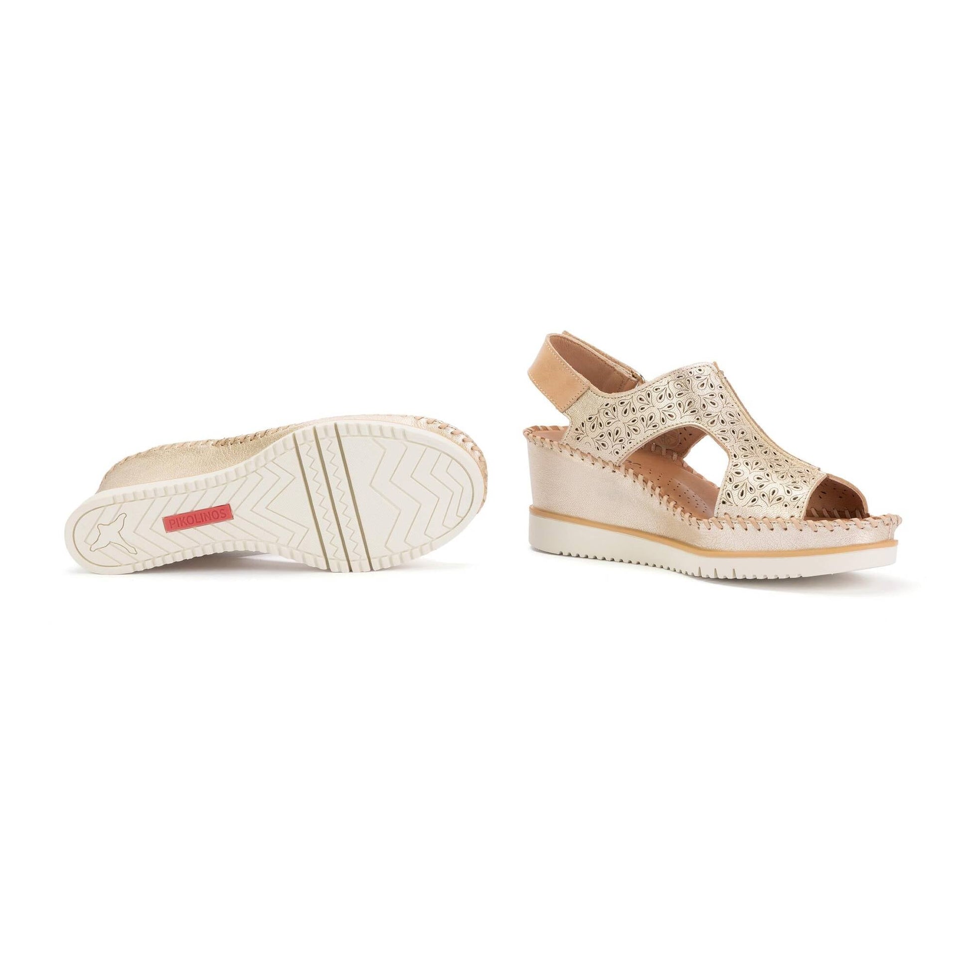 Pikolinos wedge sandals with hook-and-loop closure AGUADULCE W3Z-1623CLC1