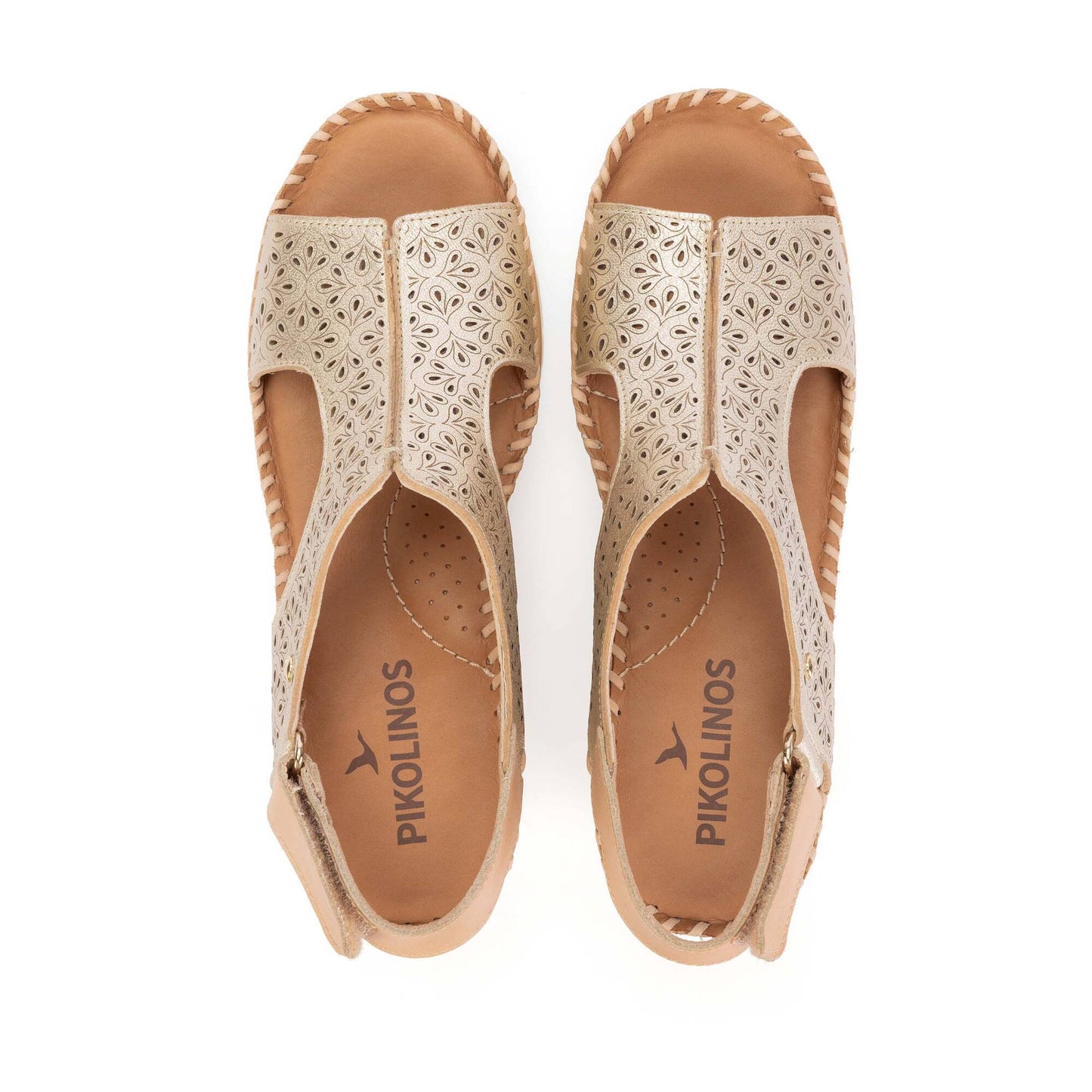Pikolinos wedge sandals with hook-and-loop closure AGUADULCE W3Z-1623CLC1
