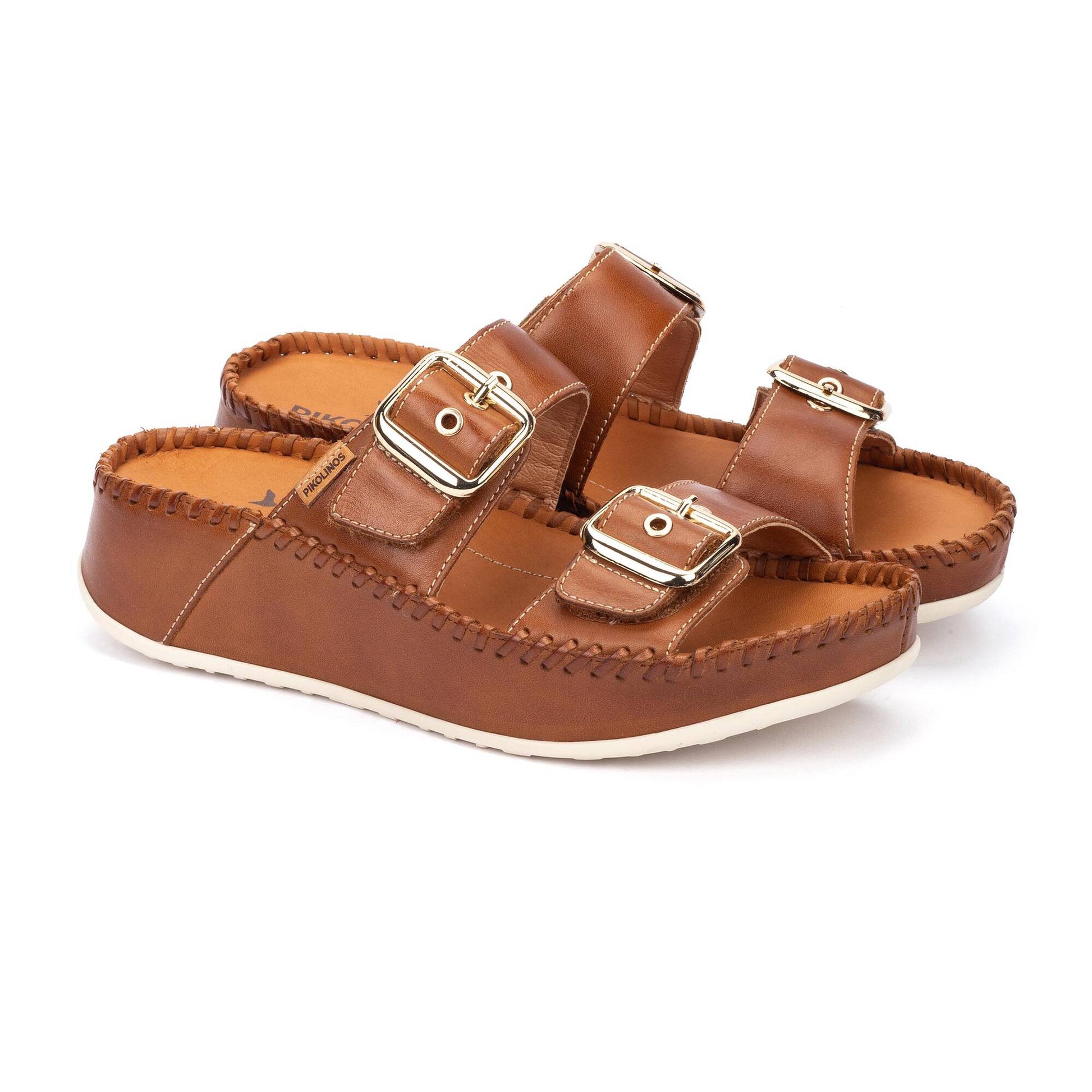 Pikolinos wedge sandals with hook-and-loop closure MARINA W1C-0957