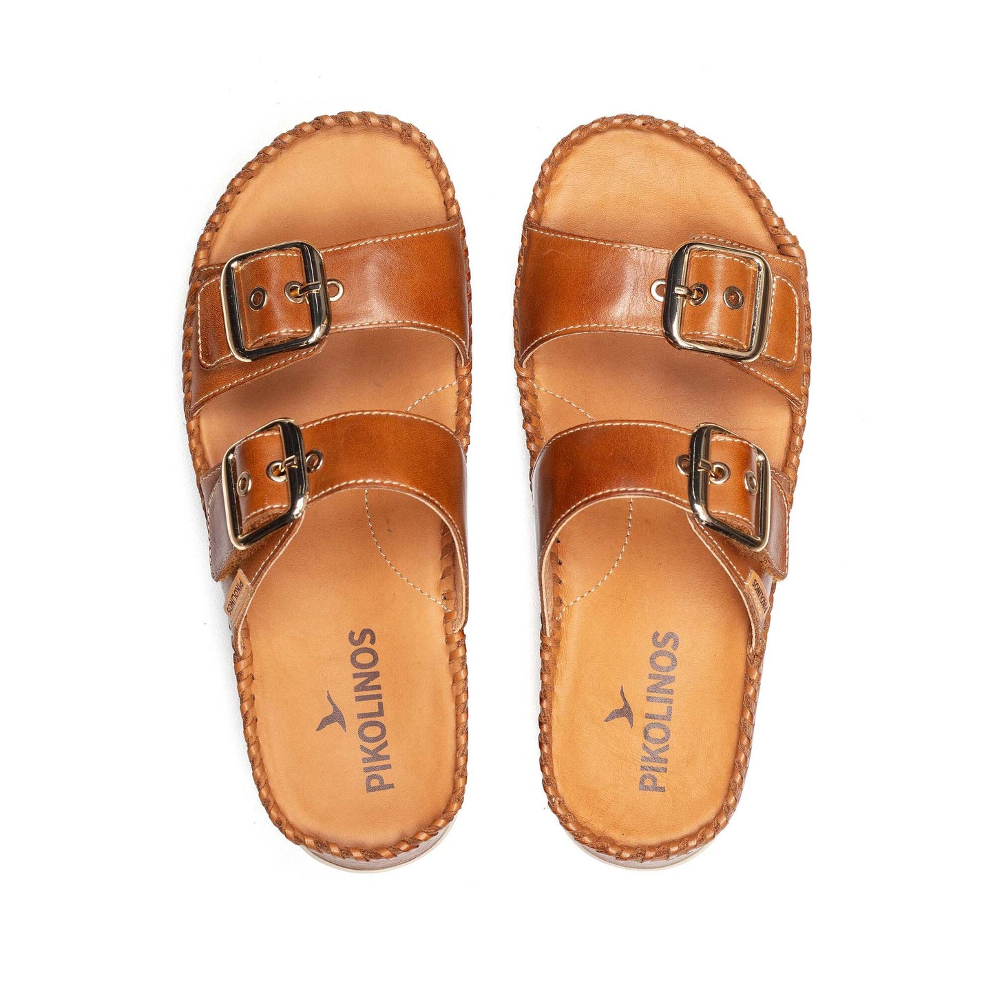 Pikolinos wedge sandals with hook-and-loop closure MARINA W1C-0957