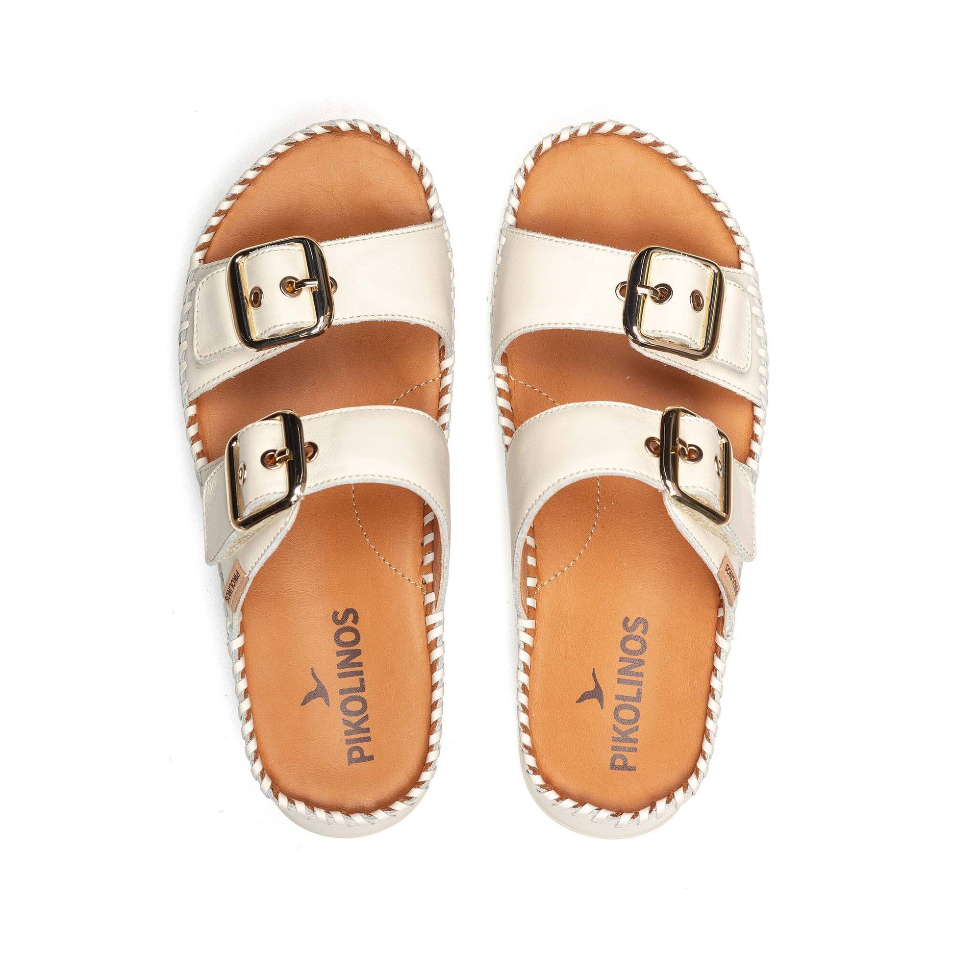 Pikolinos wedge sandals with hook-and-loop closure MARINA W1C-0957