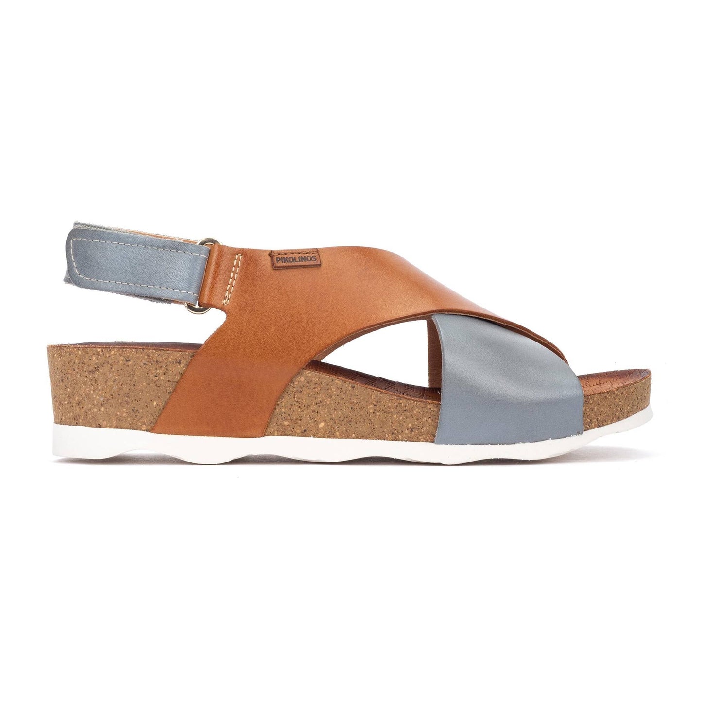Pikolinos wedge sandals with hook-and-loop closure MAHON W9E-0912C1