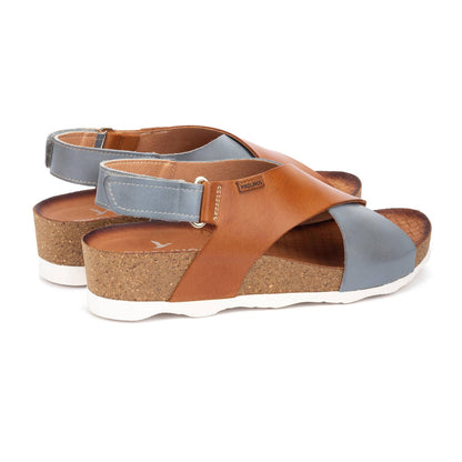 Pikolinos wedge sandals with hook-and-loop closure MAHON W9E-0912C1