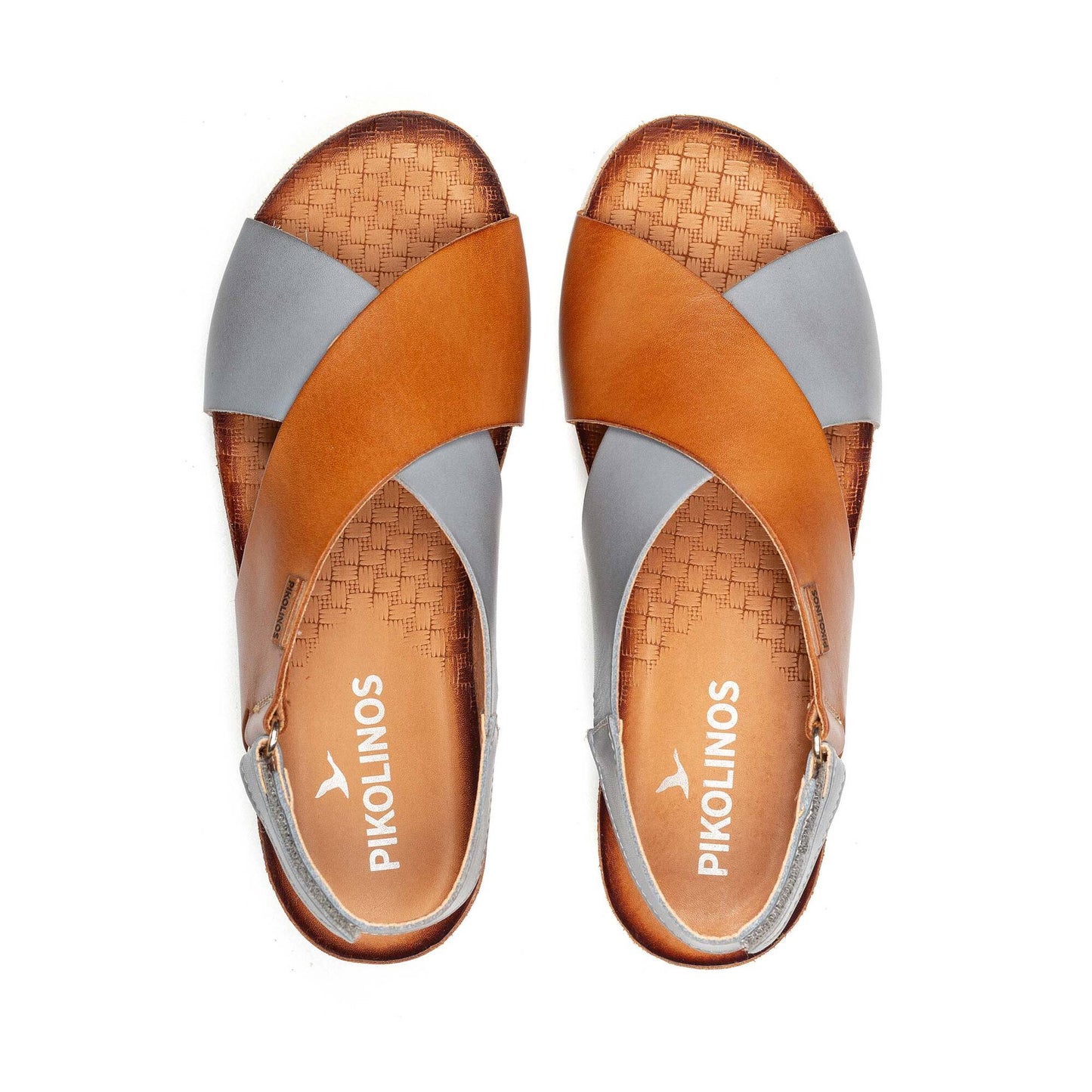 Pikolinos wedge sandals with hook-and-loop closure MAHON W9E-0912C1