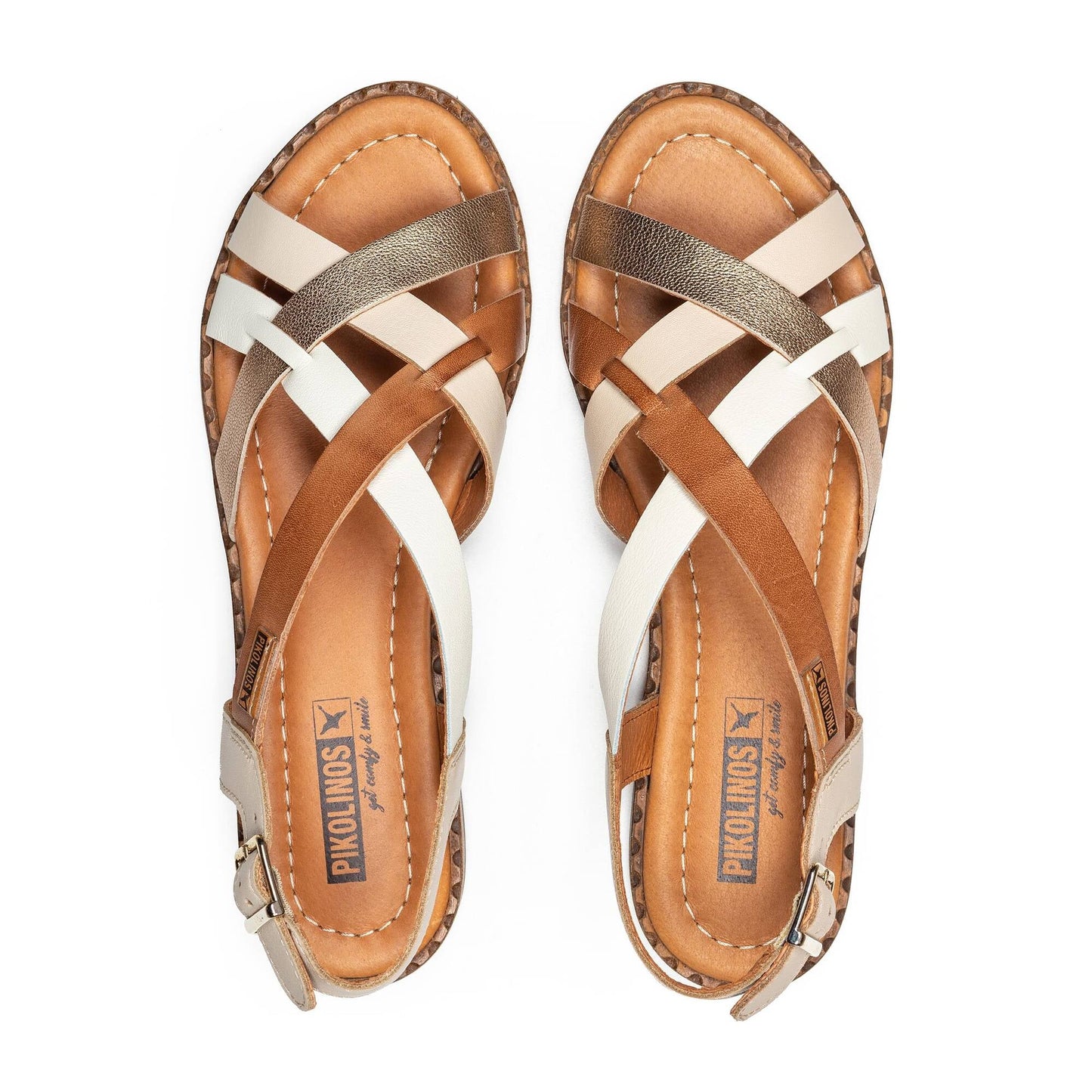 Pikolinos flat sandals with buckle ALGAR W0X-0556C3