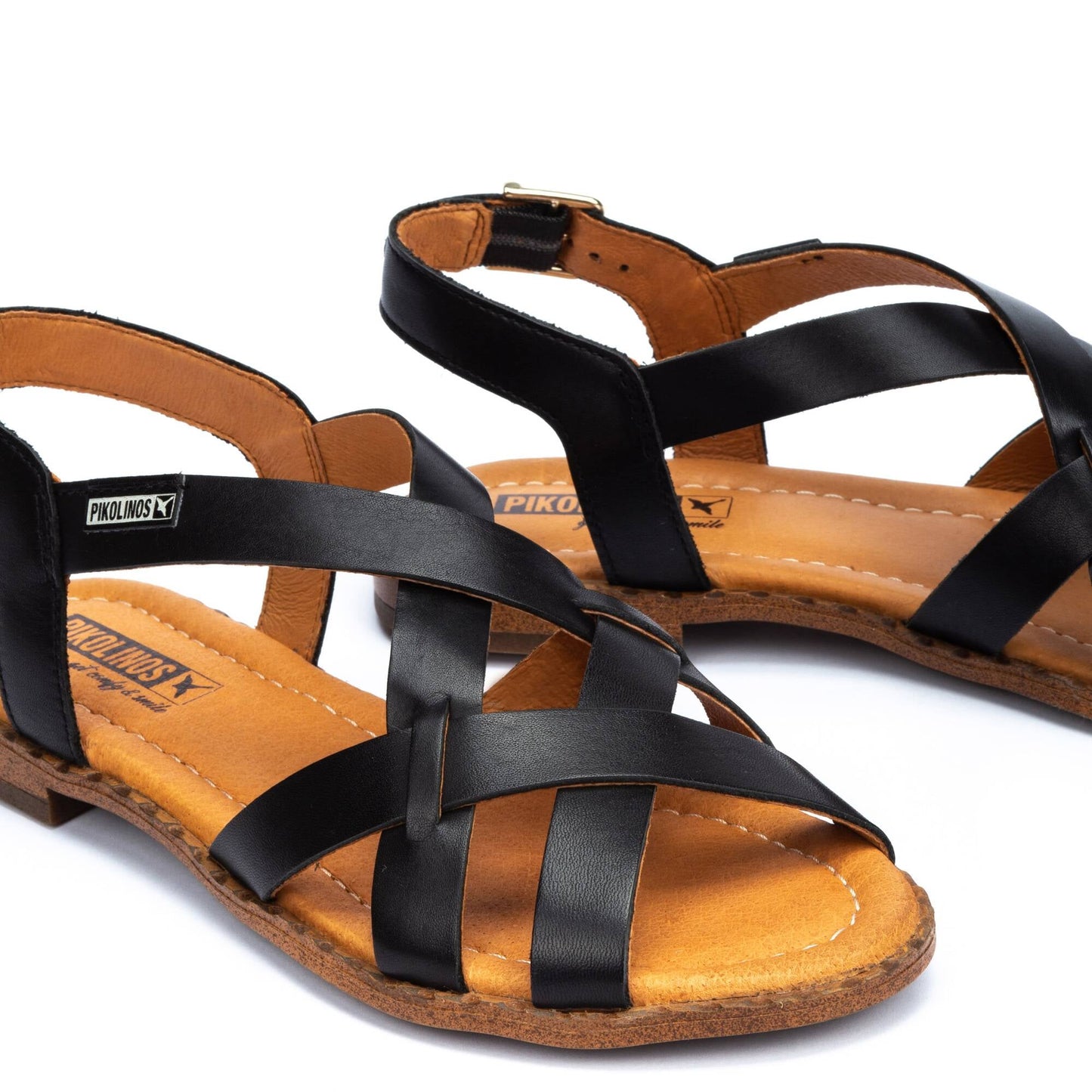 Pikolinos flat sandals with buckle ALGAR W0X-0556ST
