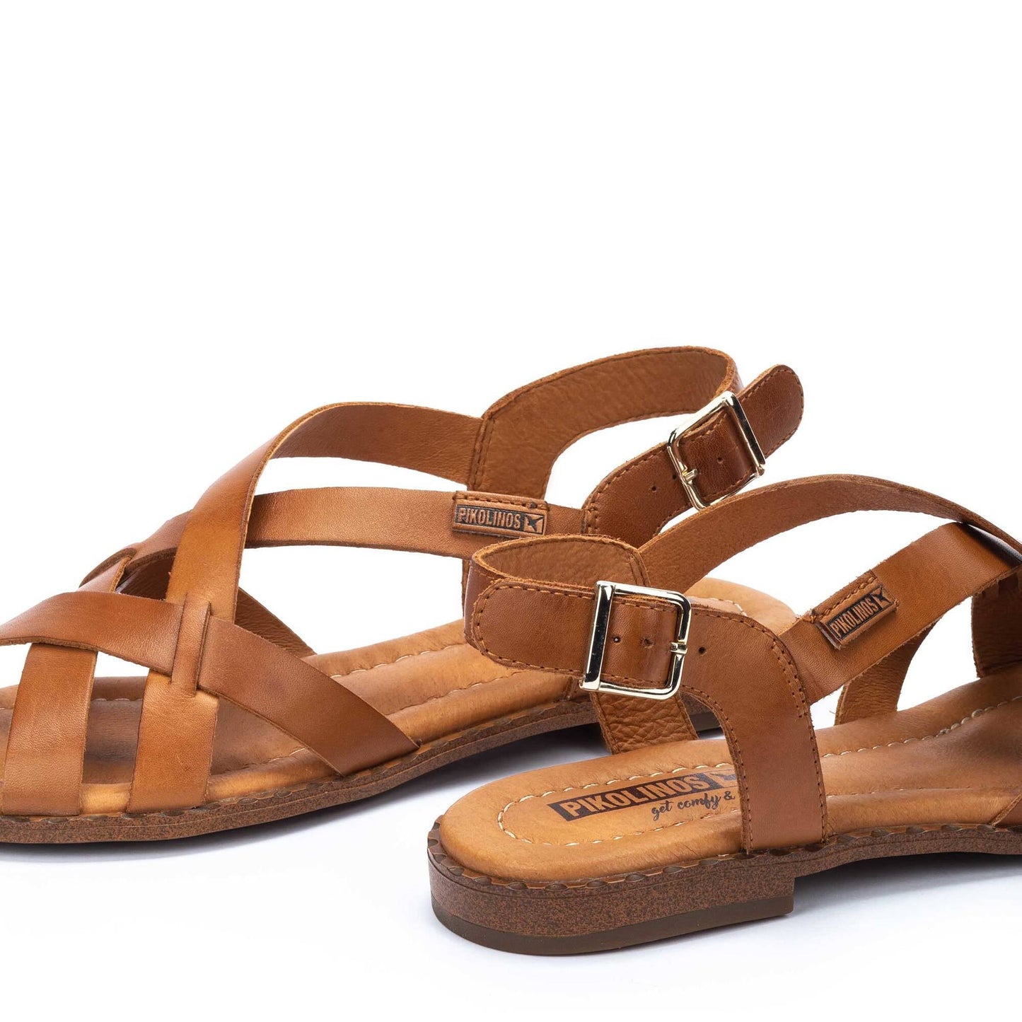 Pikolinos flat sandals with buckle ALGAR W0X-0556ST