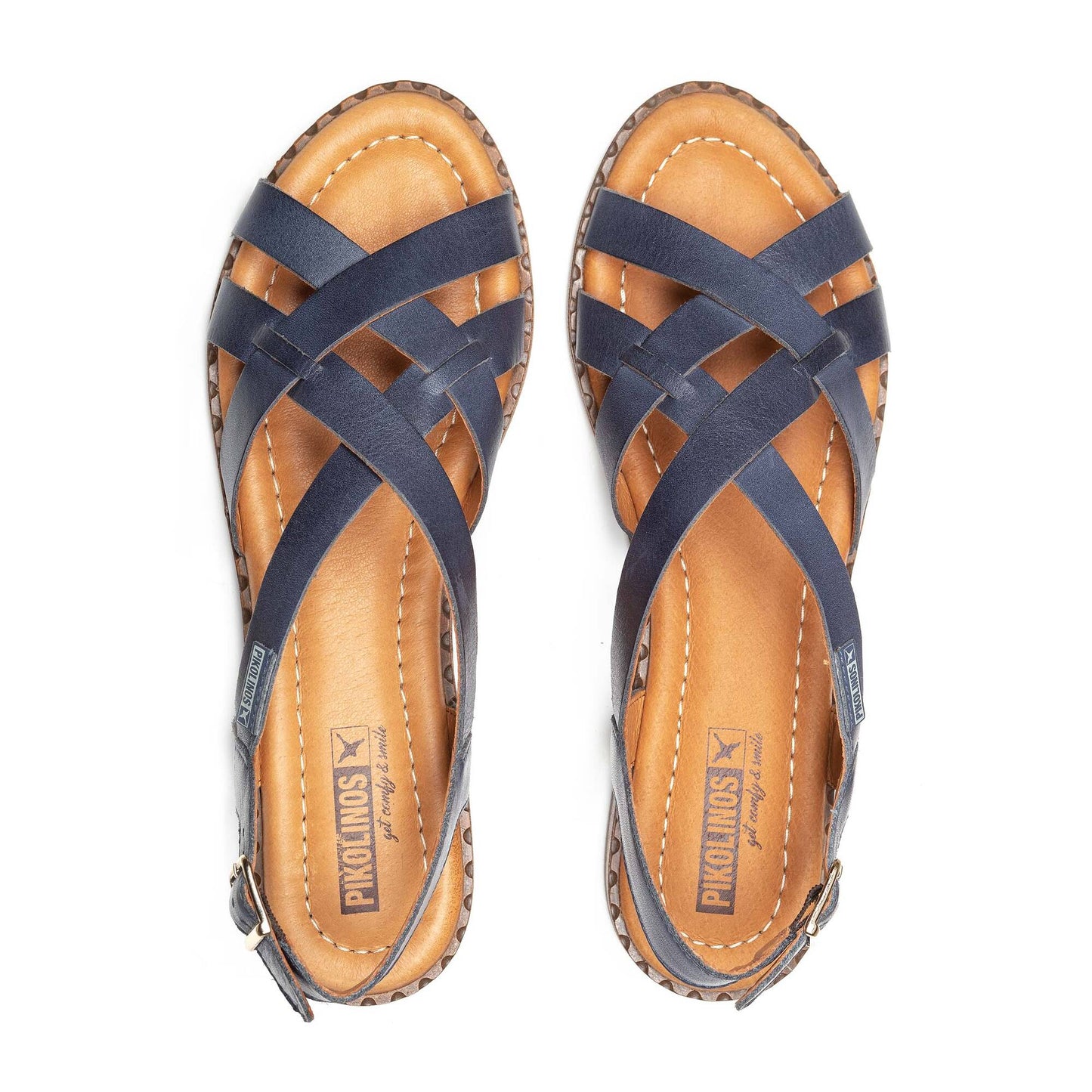 Pikolinos flat sandals with buckle ALGAR W0X-0556ST