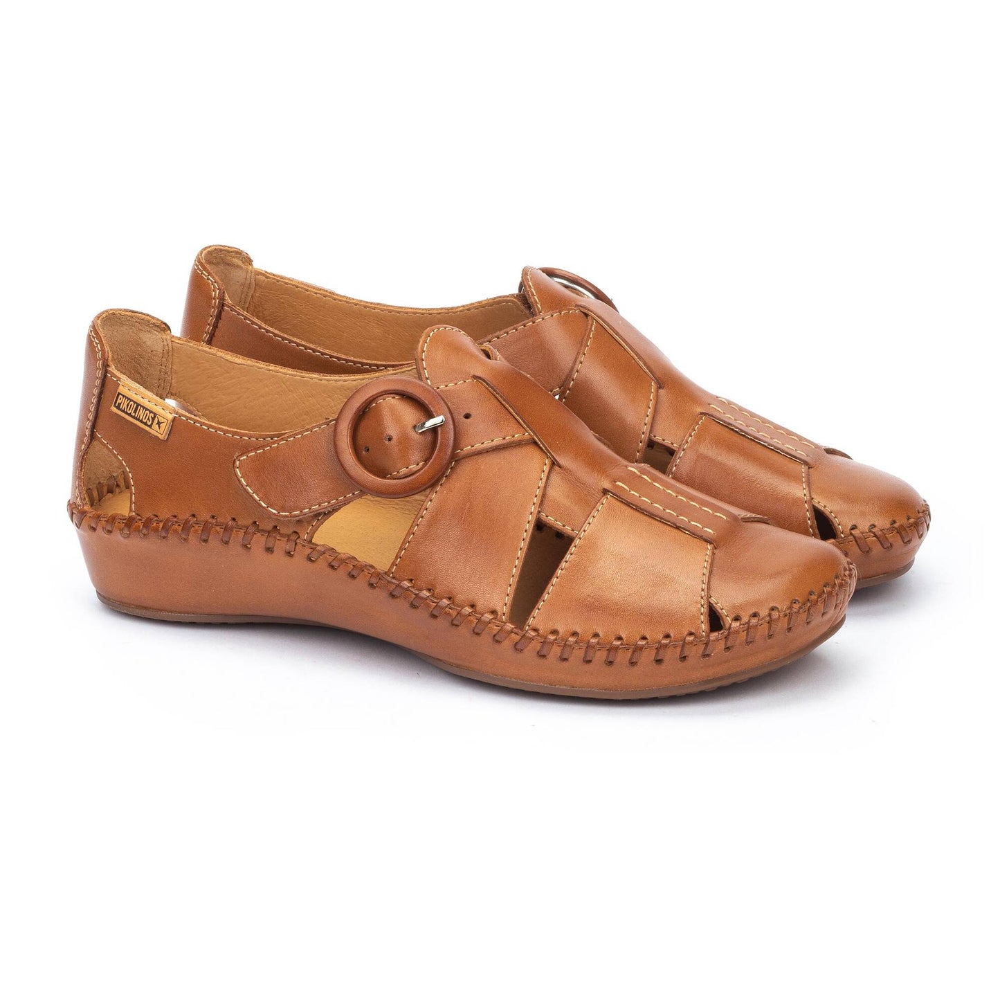Pikolinos semi-open shoes with hook-and-loop closure P. VALLARTA 655-0845